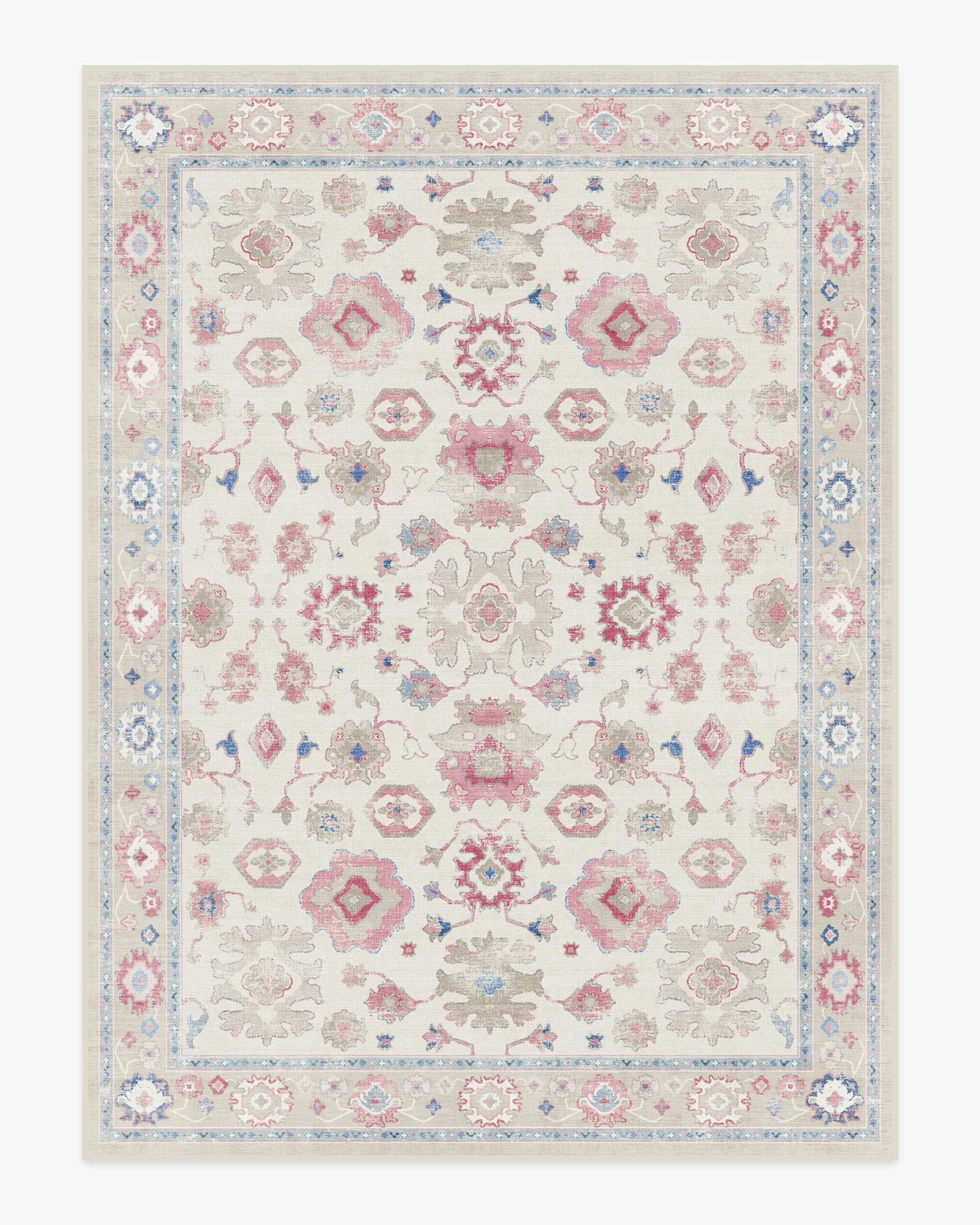 Serena Pink Rug by Mrs. Alice