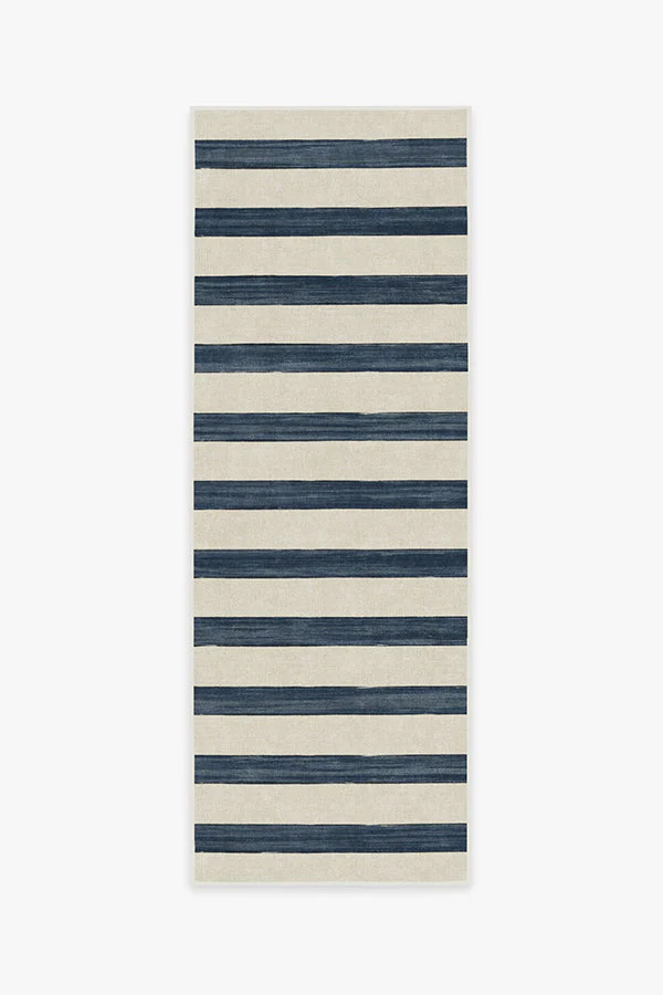 Sumi Sailor Stripe Navy Rug
