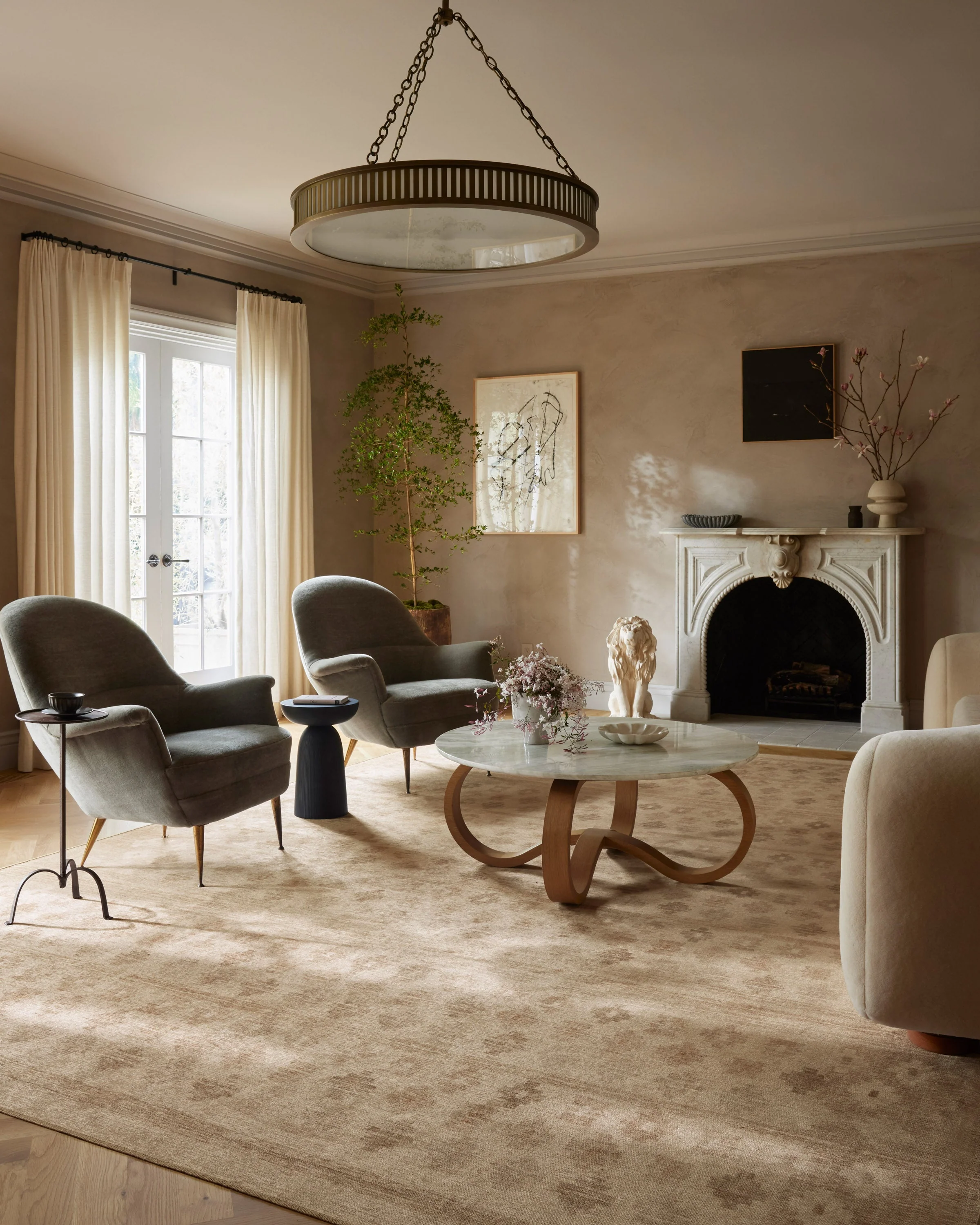 Lucia Natural Flatwoven Rug by goop