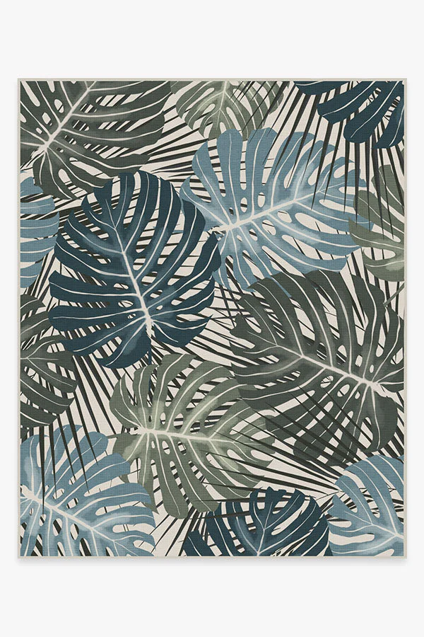 Monstera Jade Rug