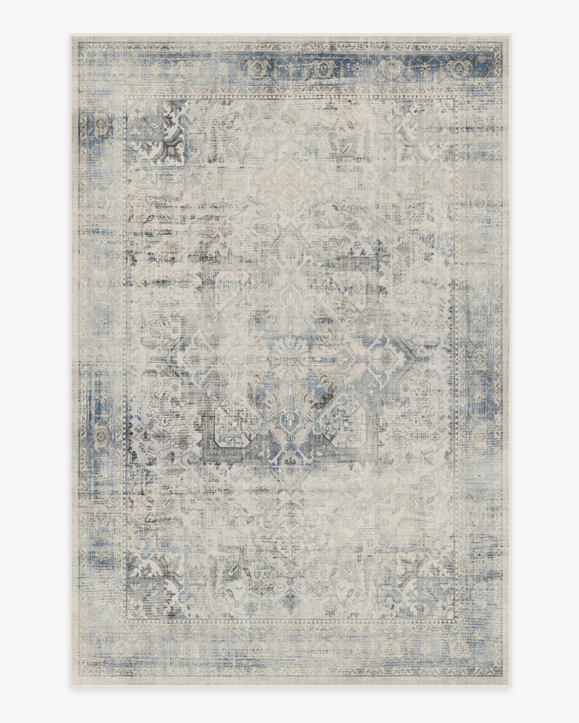 Kamran Blue Quartz Rug