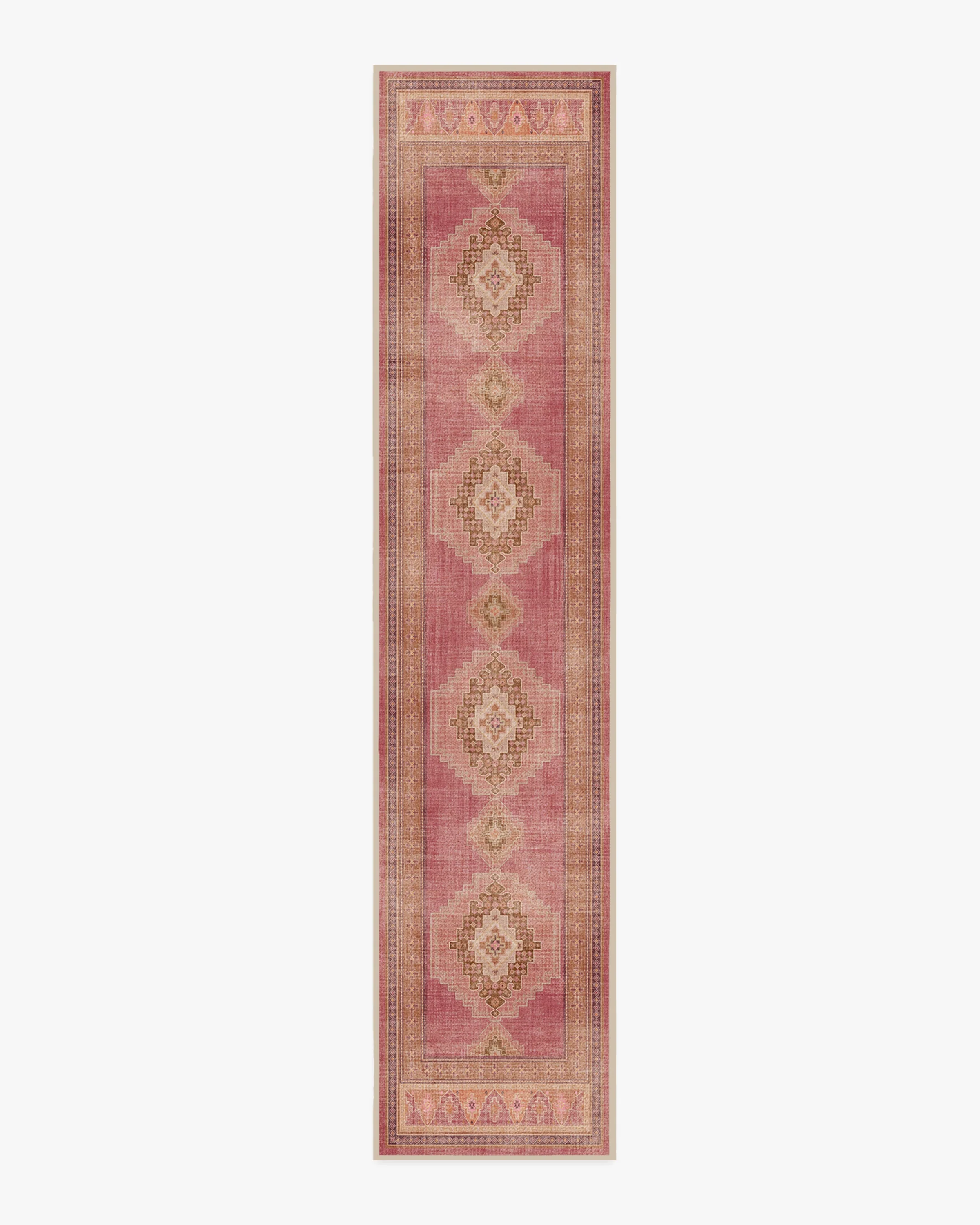Rayne Pink & Orange Flatwoven Rug