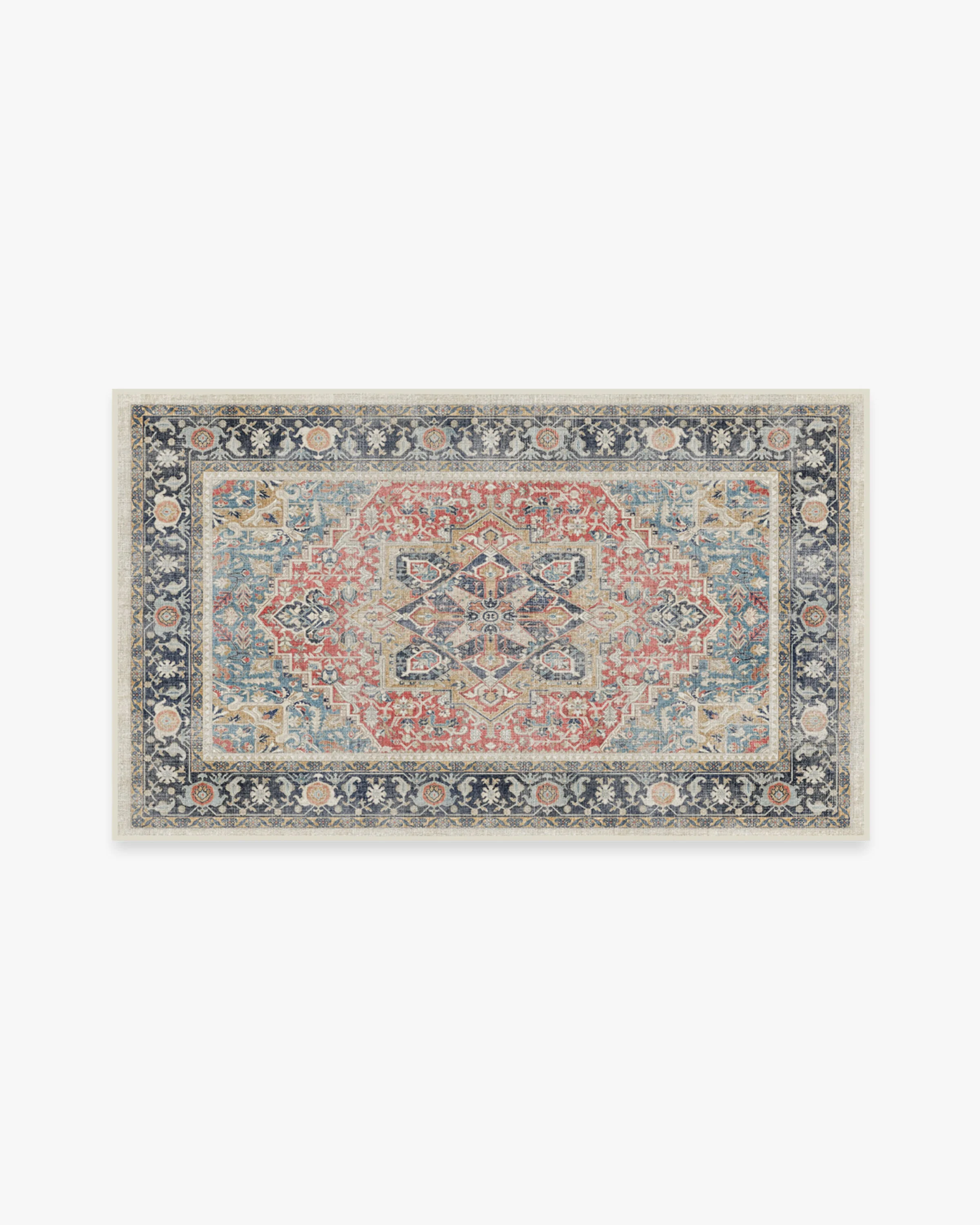 Kamran Cayenne Red Flatwoven Rug