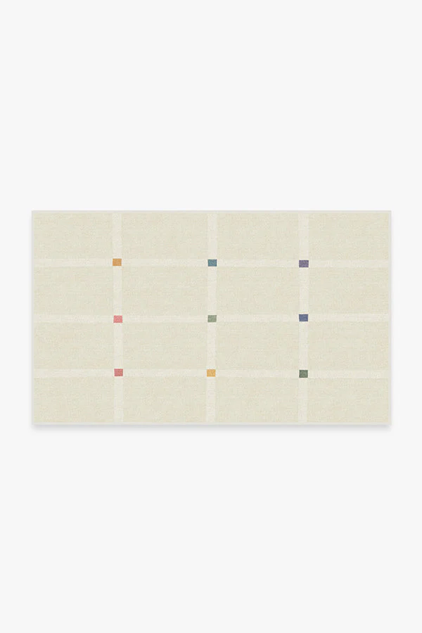 Joanna Ivory Pop Rug by The Home Edit