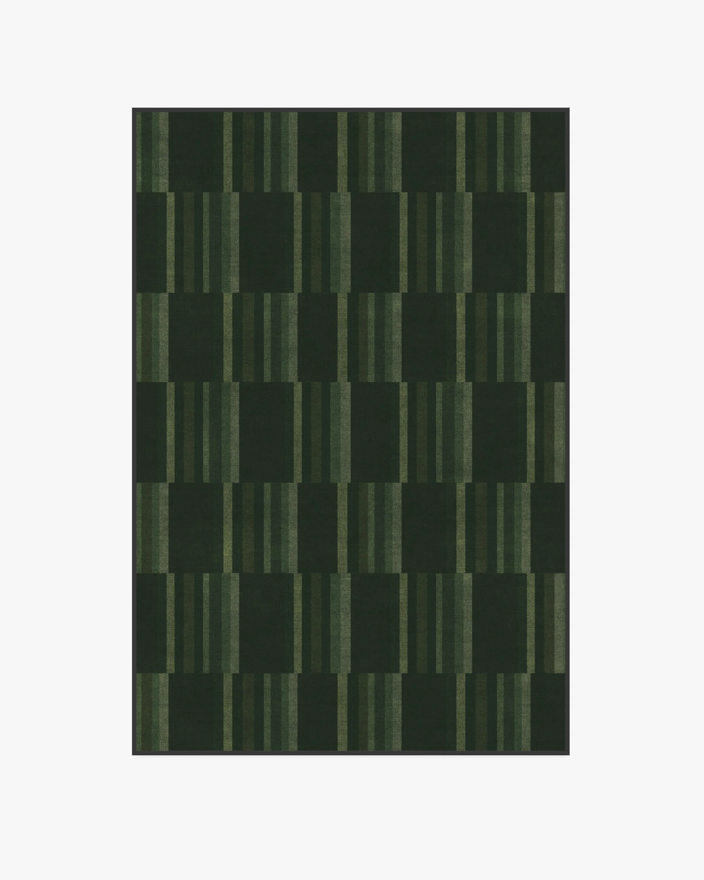 London Olive & Green Flatwoven Rug by Michael Michalsky