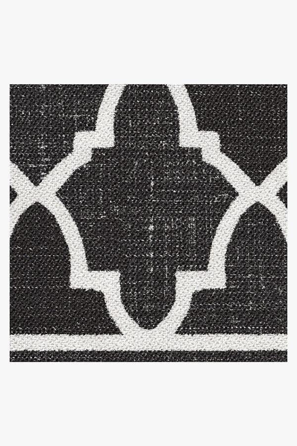 Varia Trellis Black Outdoor Rug