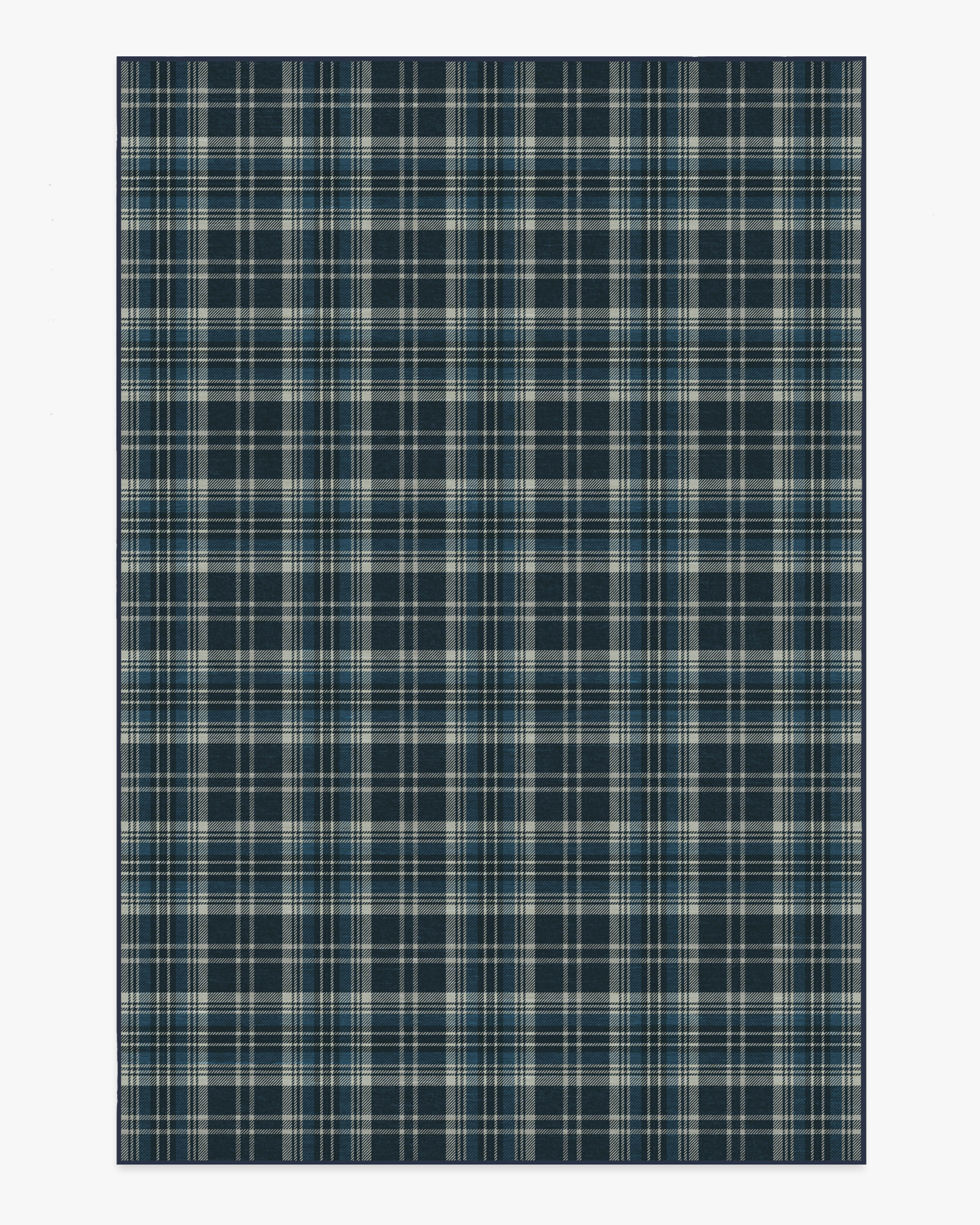 Dress Stewart Tartan Navy Flatwoven Rug