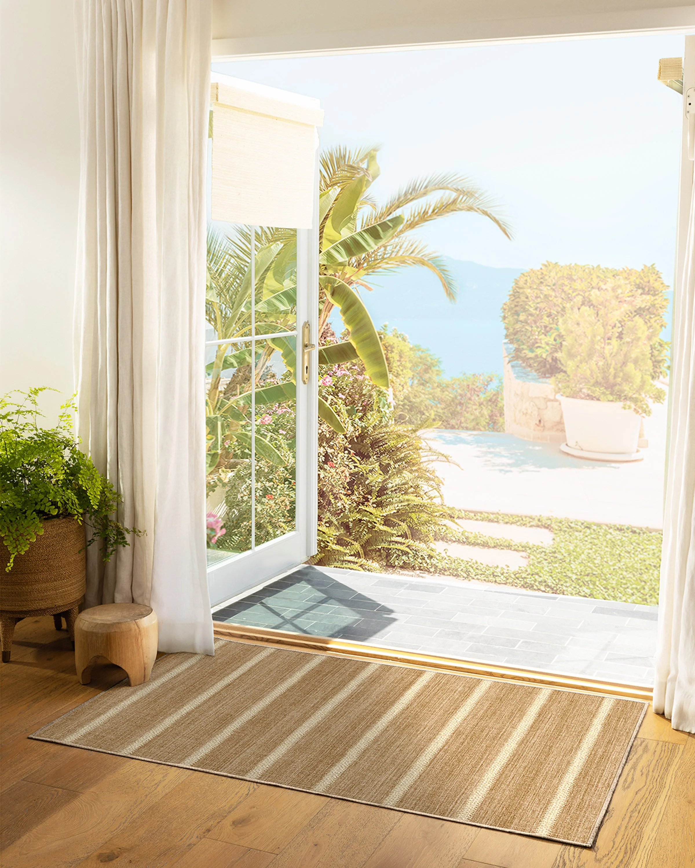 Malibu Natural Re-Jute Rug by Gray Malin