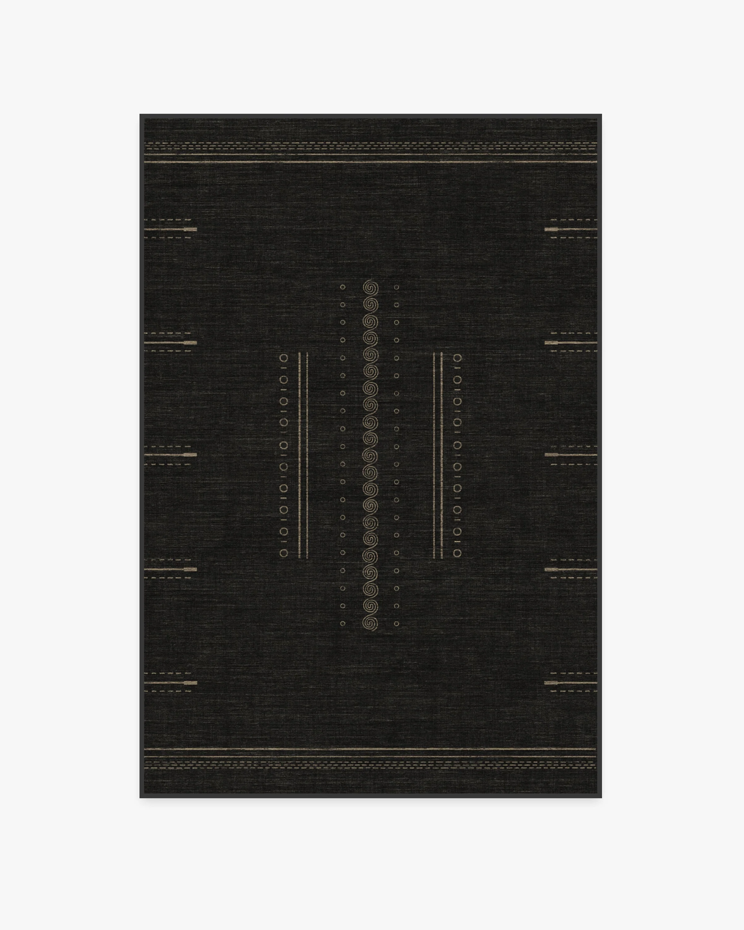 Milos Black Flatwoven Rug