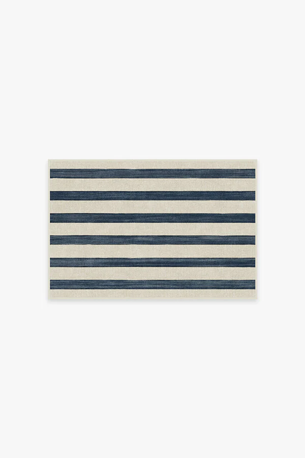 Sumi Sailor Stripe Navy Rug