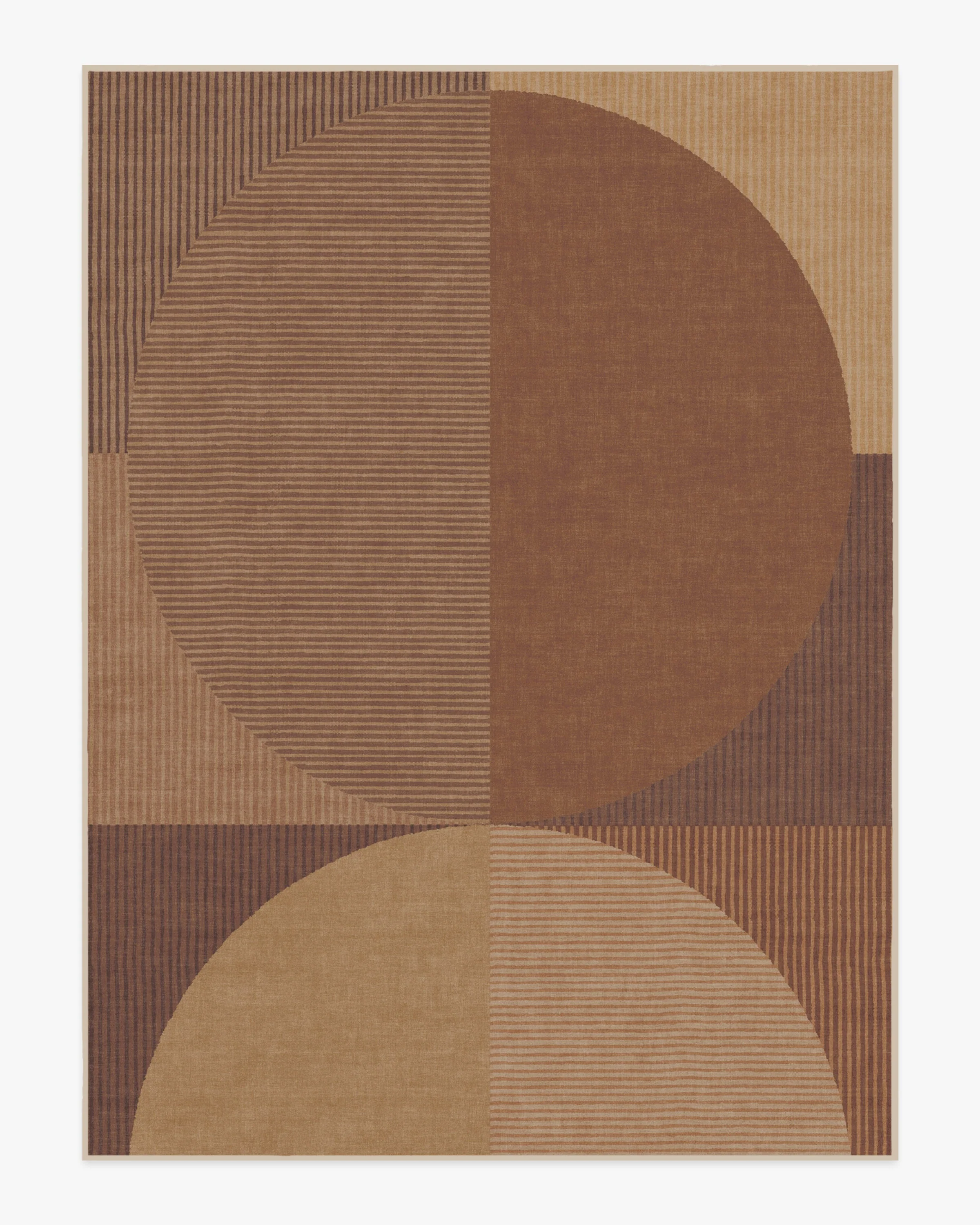 Harlow Copper & Brown Flatwoven Rug