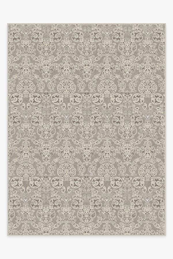 Mickey Damask Stone Flatwoven Rug