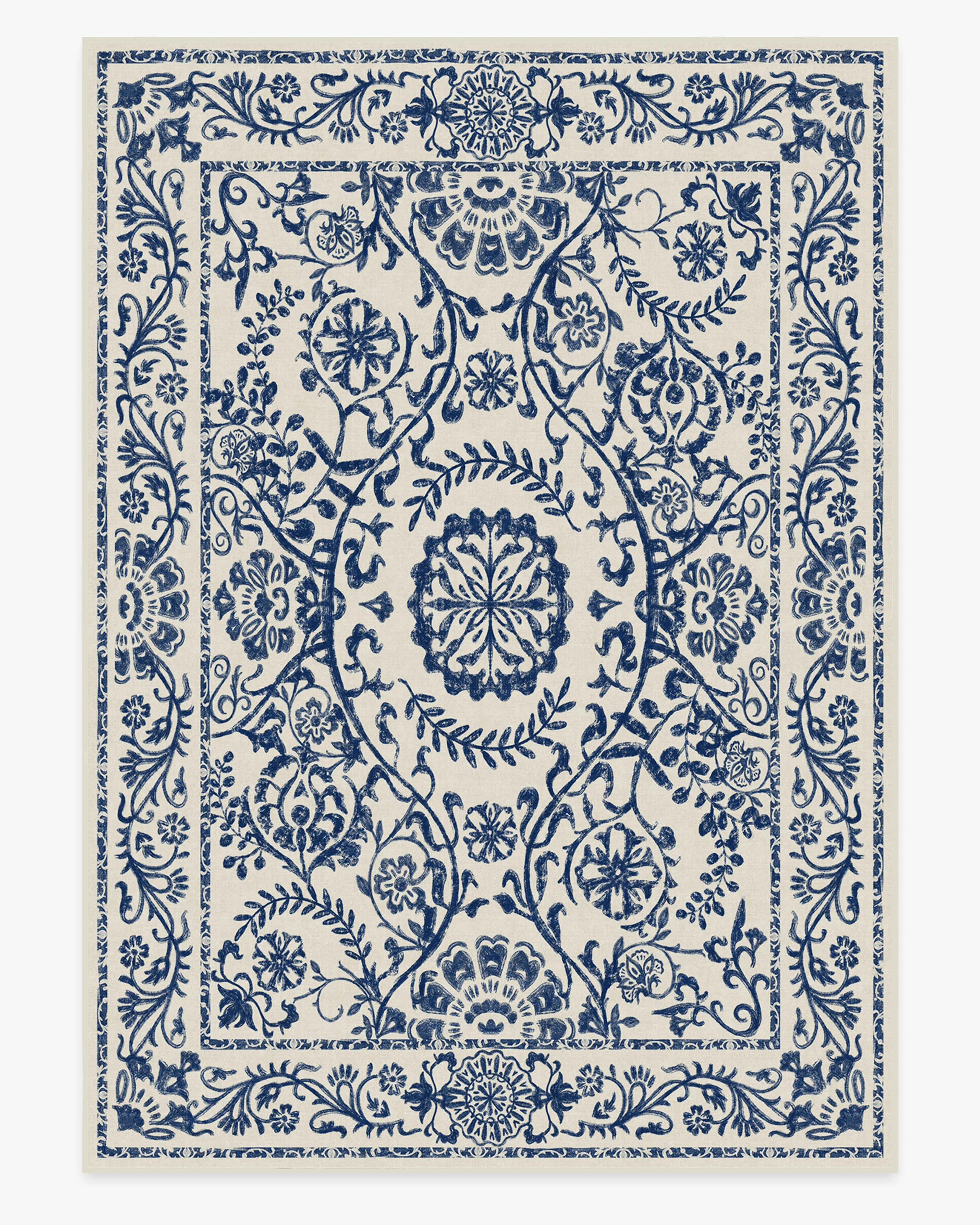 Delphina Delft Blue Flatwoven Rug
