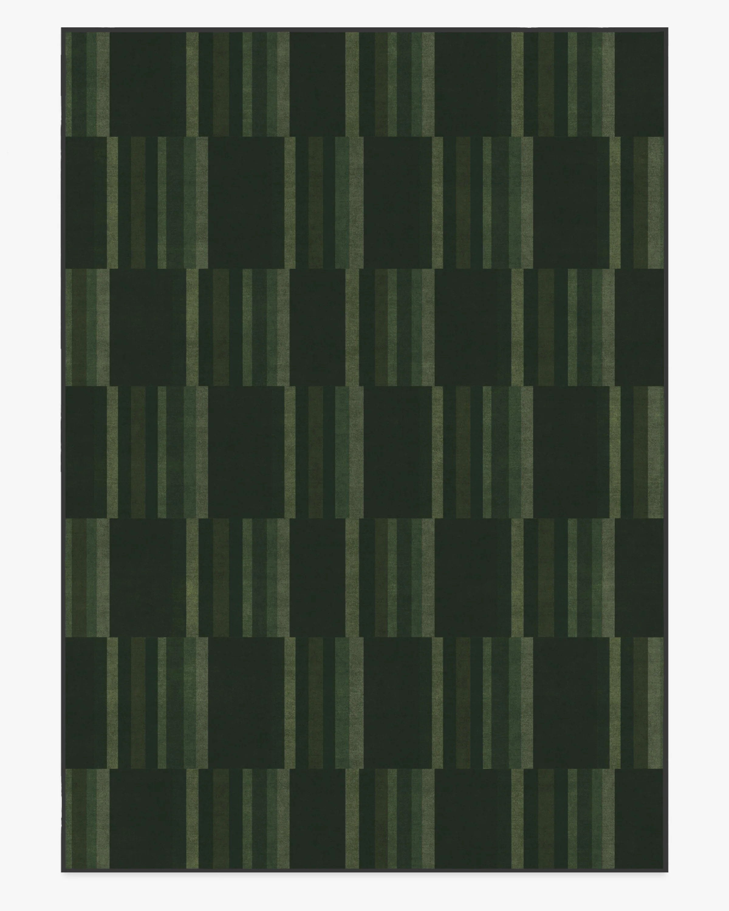London Olive & Green Flatwoven Rug by Michael Michalsky