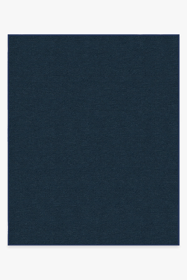 Heathered Solid Navy Rug