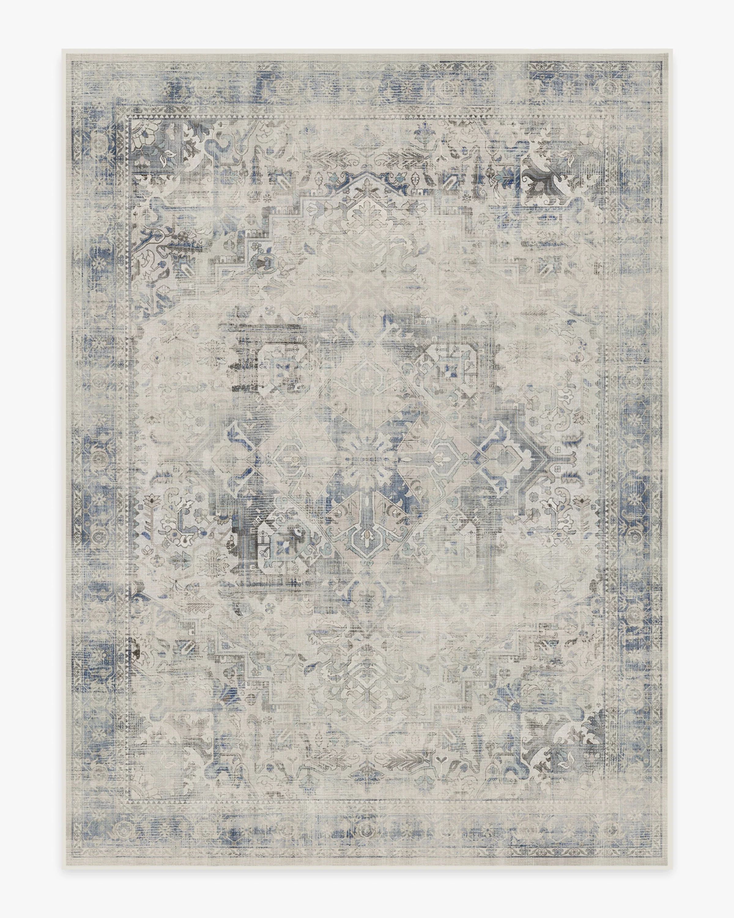 Kamran Blue Quartz Rug