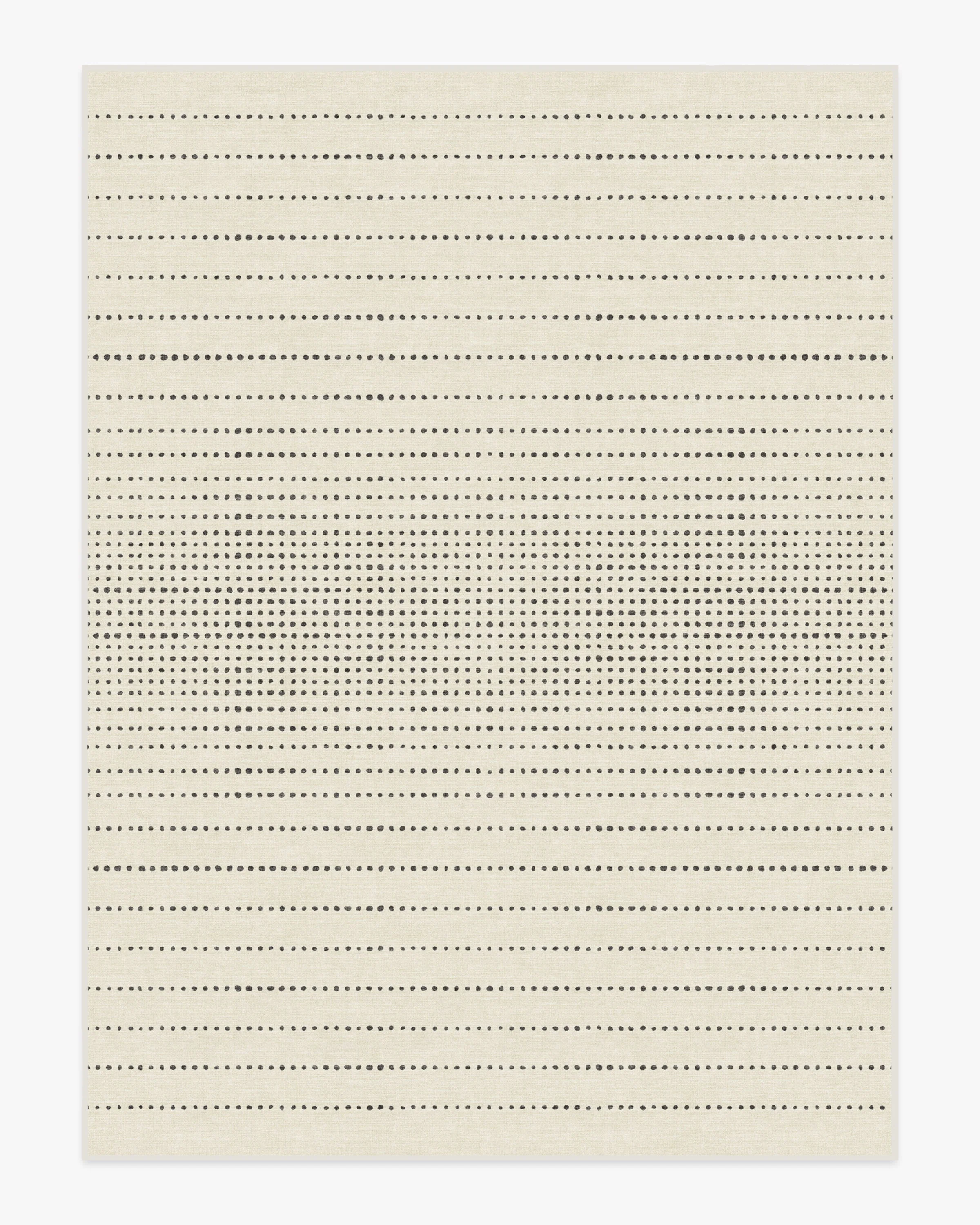 Array Black & Ivory Flatwoven Rug