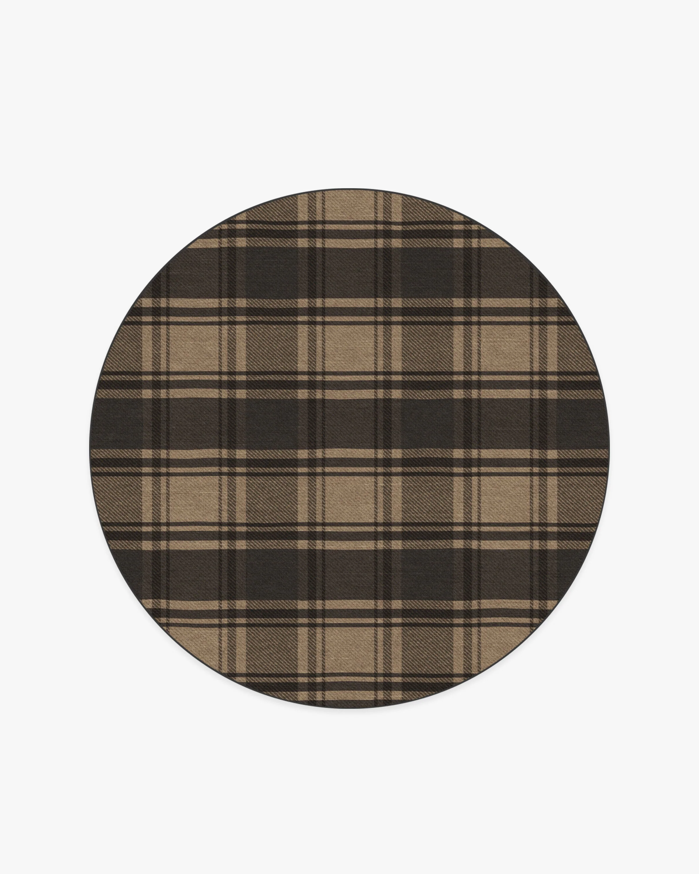 Easton Plaid Charcoal & Natural Rug