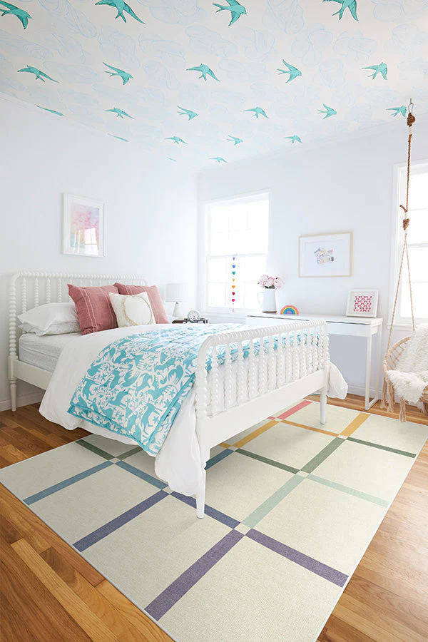Joanna Ivory Rainbow Rug by The Home Edit