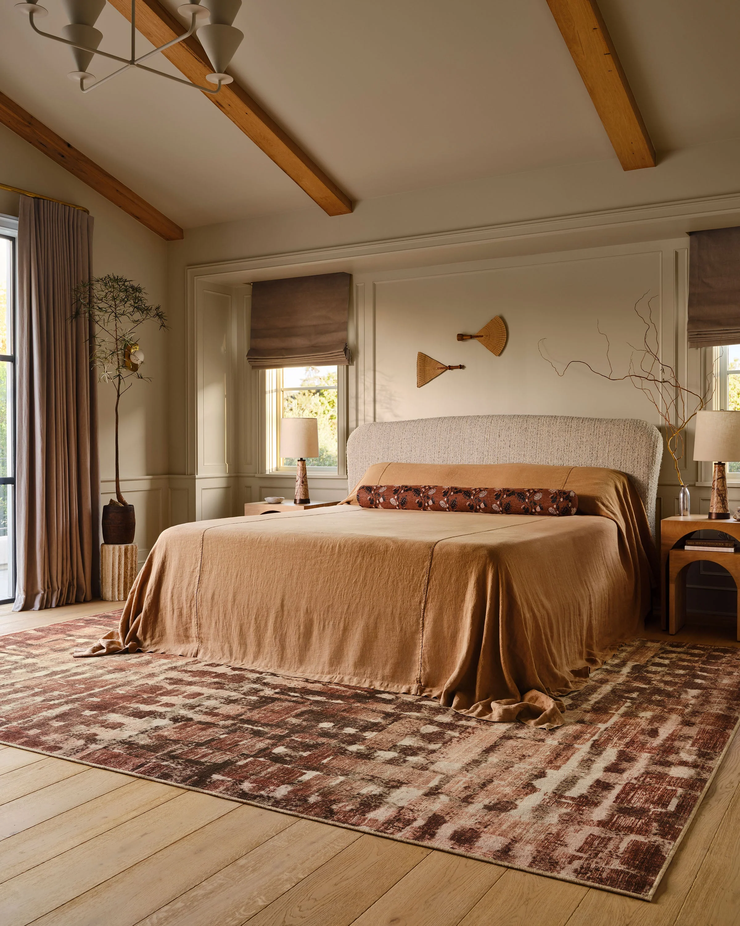 Brooklyn Copper Clay Flatwoven Rug by Architectural Digest