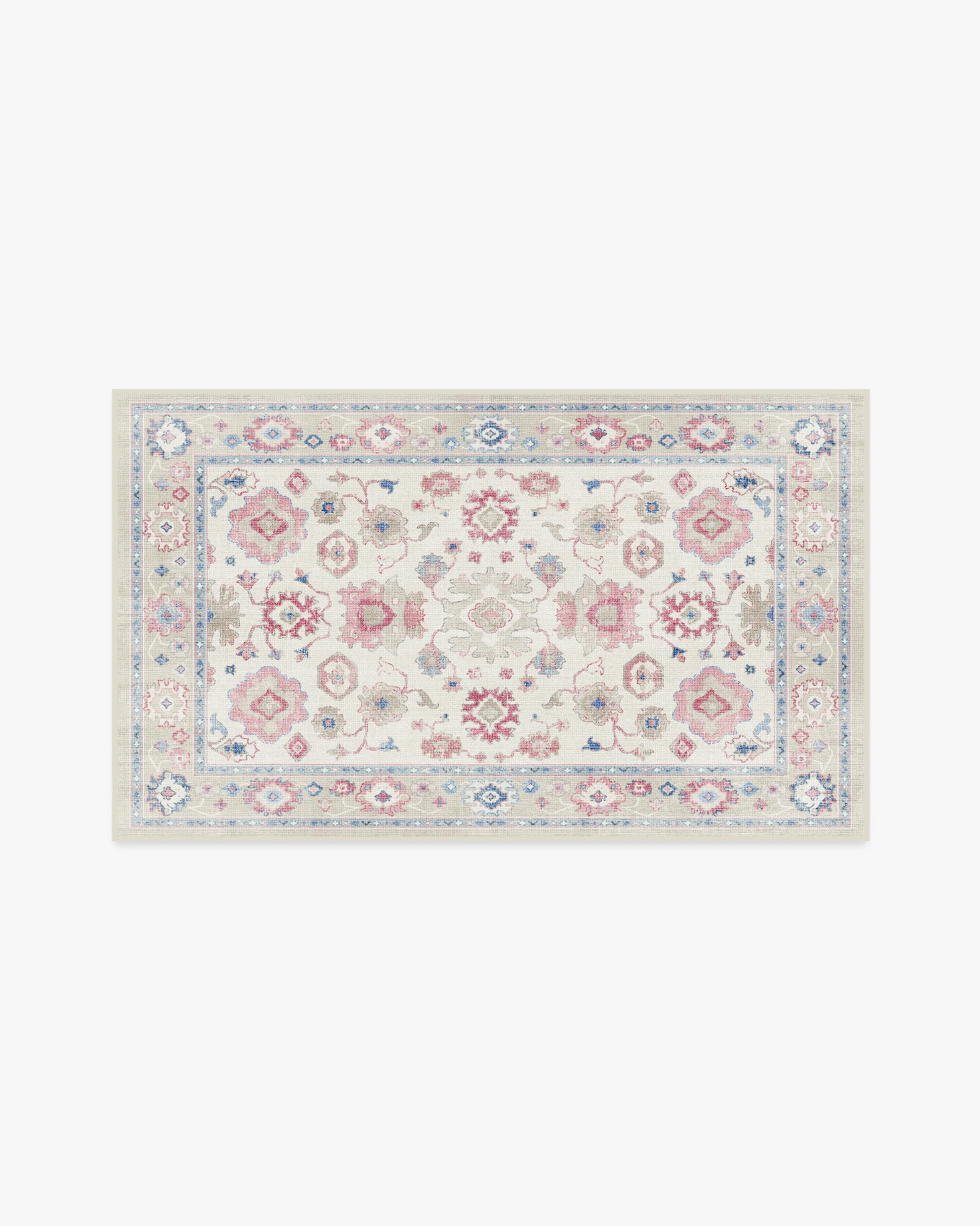 Serena Pink Rug by Mrs. Alice