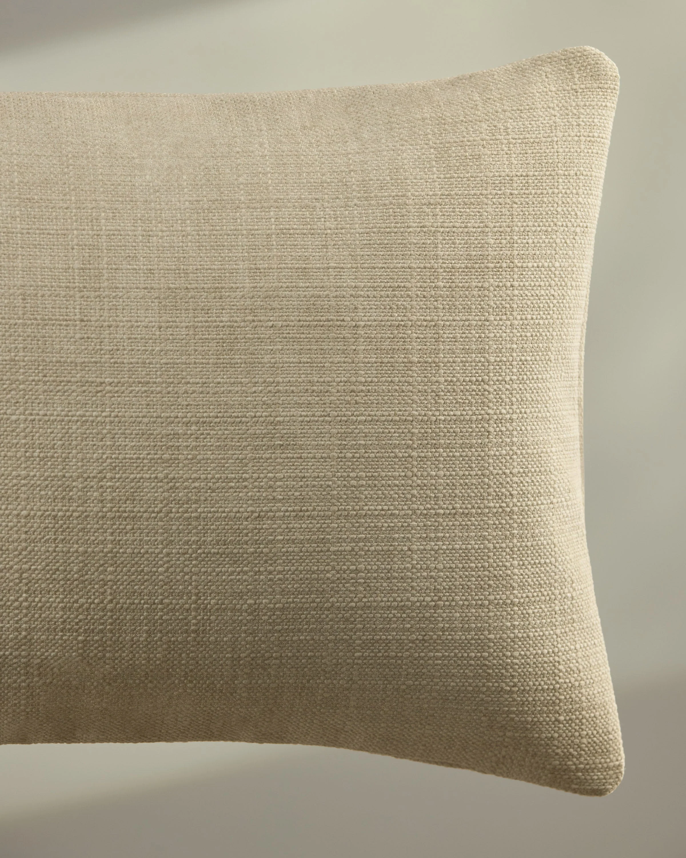 Natural Woven Throw Pillow