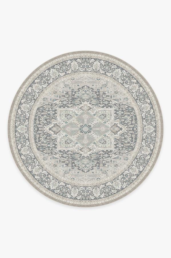 Hendesi Heriz Abalone Flatwoven Rug