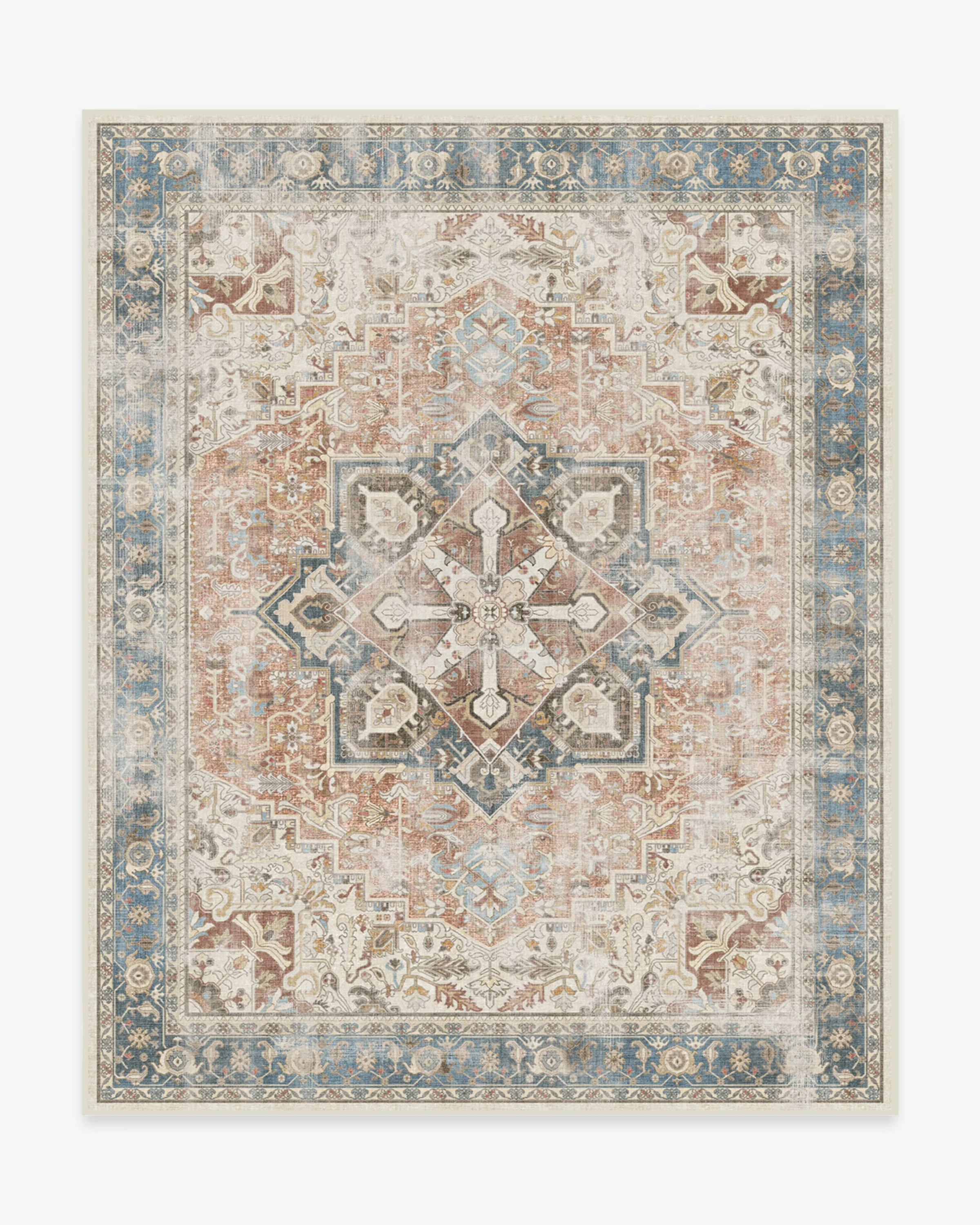 Kamran Coral Rug