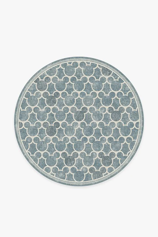 Mickey Trellis Slate Flatwoven Rug