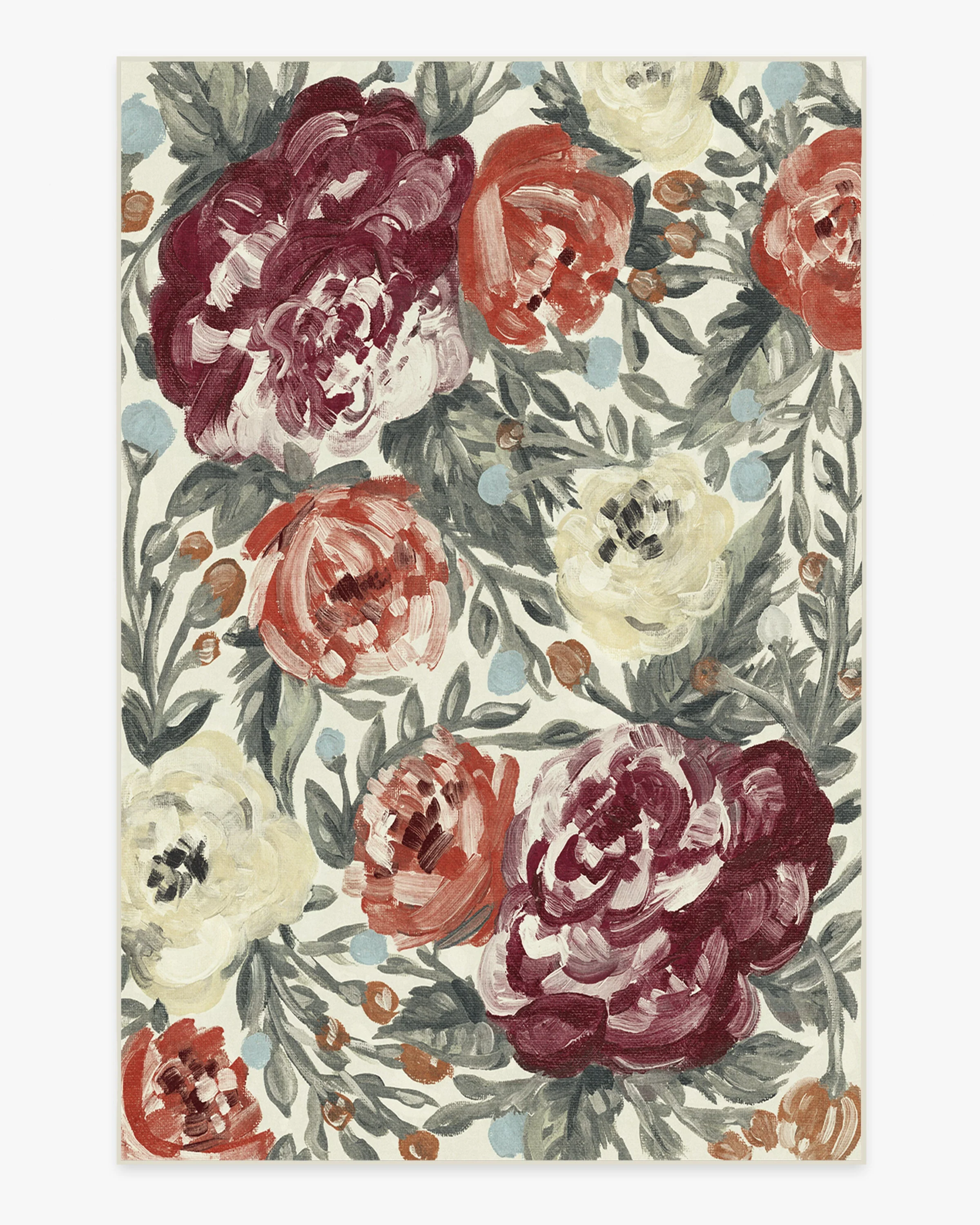 Camellia Currant Flatwoven Rug