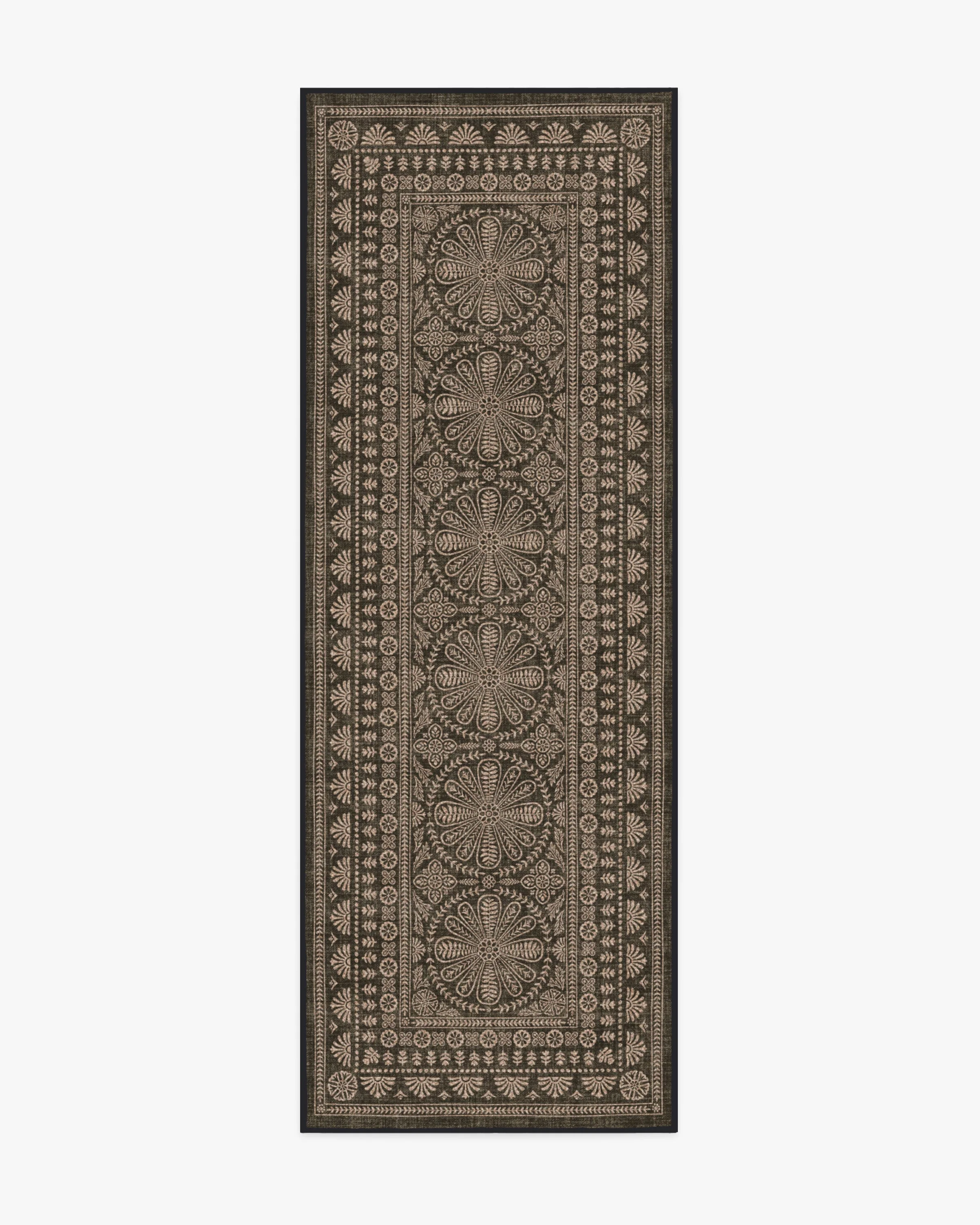 Maia Soft Black Re-Jute Rug