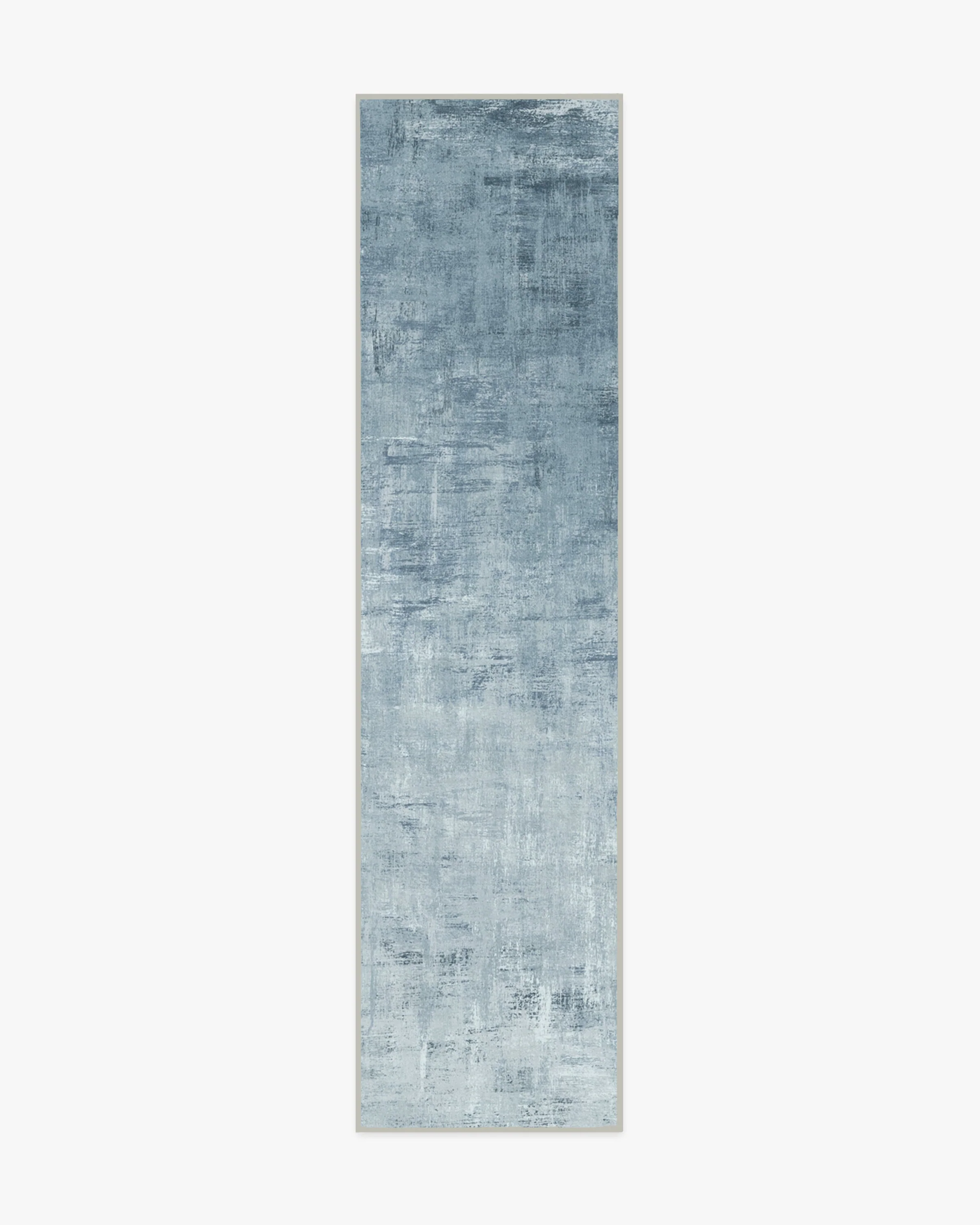 Impasto Slate Blue Flatwoven Rug