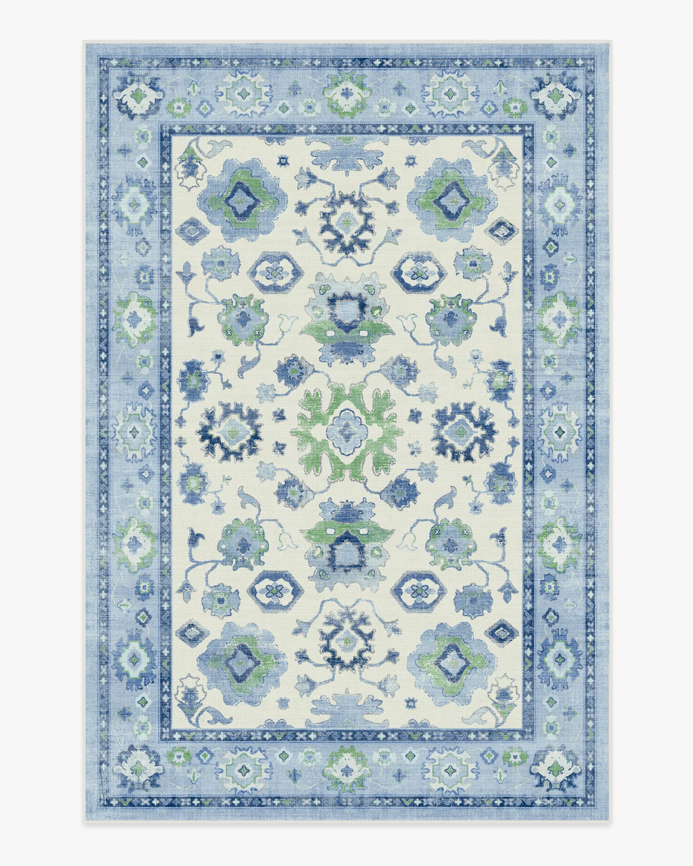 Serena Blue Rug by Mrs. Alice