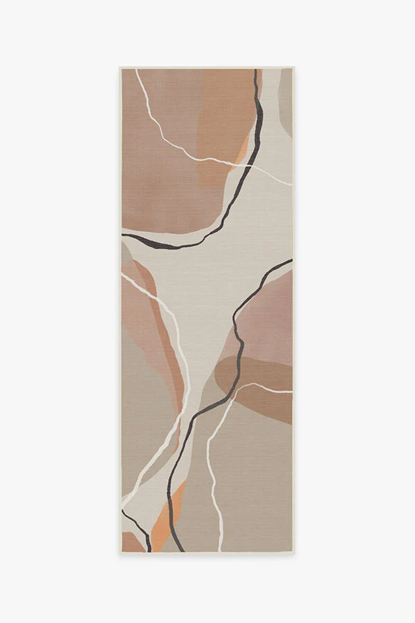 Petra Copper Rose Outdoor Rug