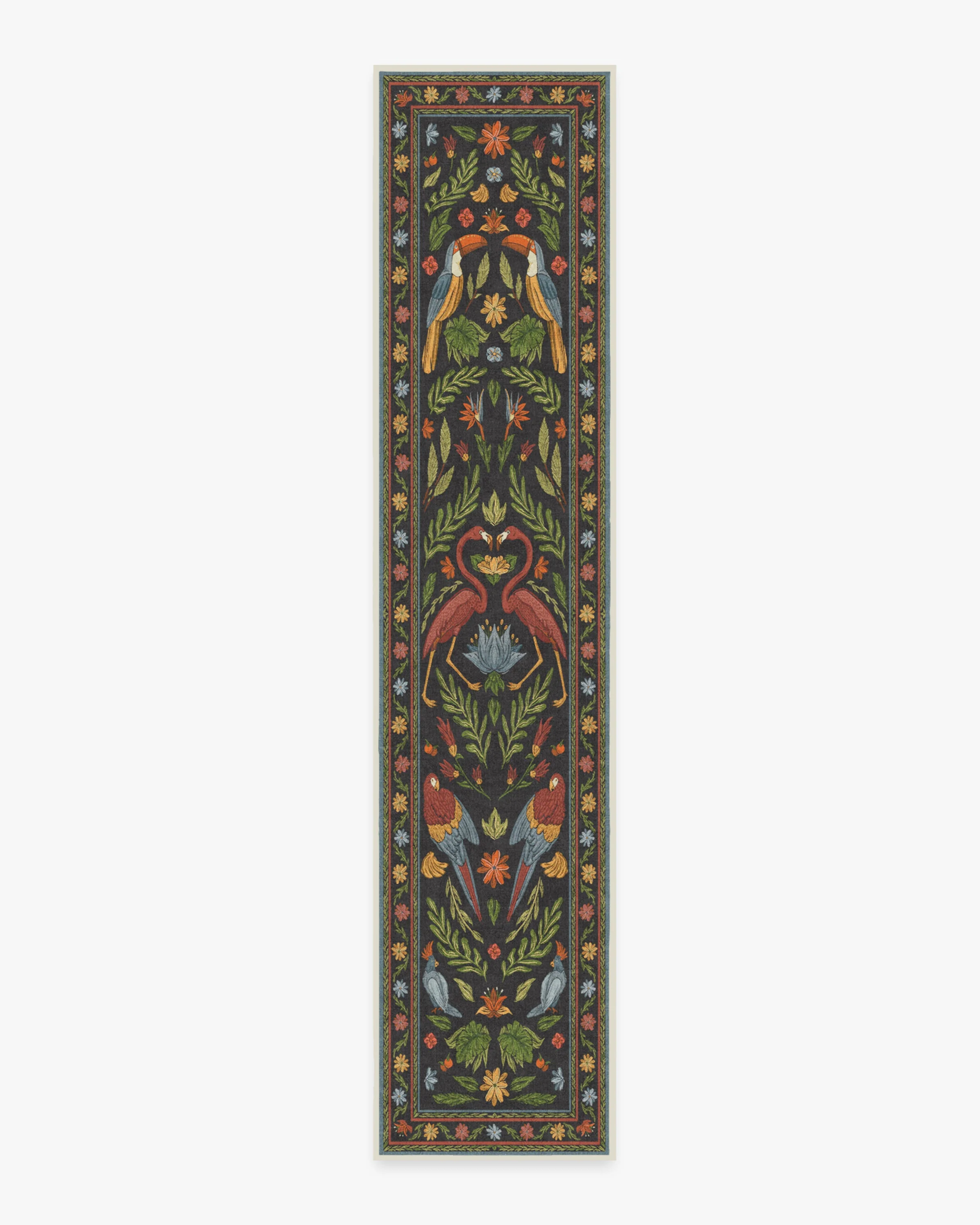 Birds Of A Feather Flatwoven Rug by Iris Apfel