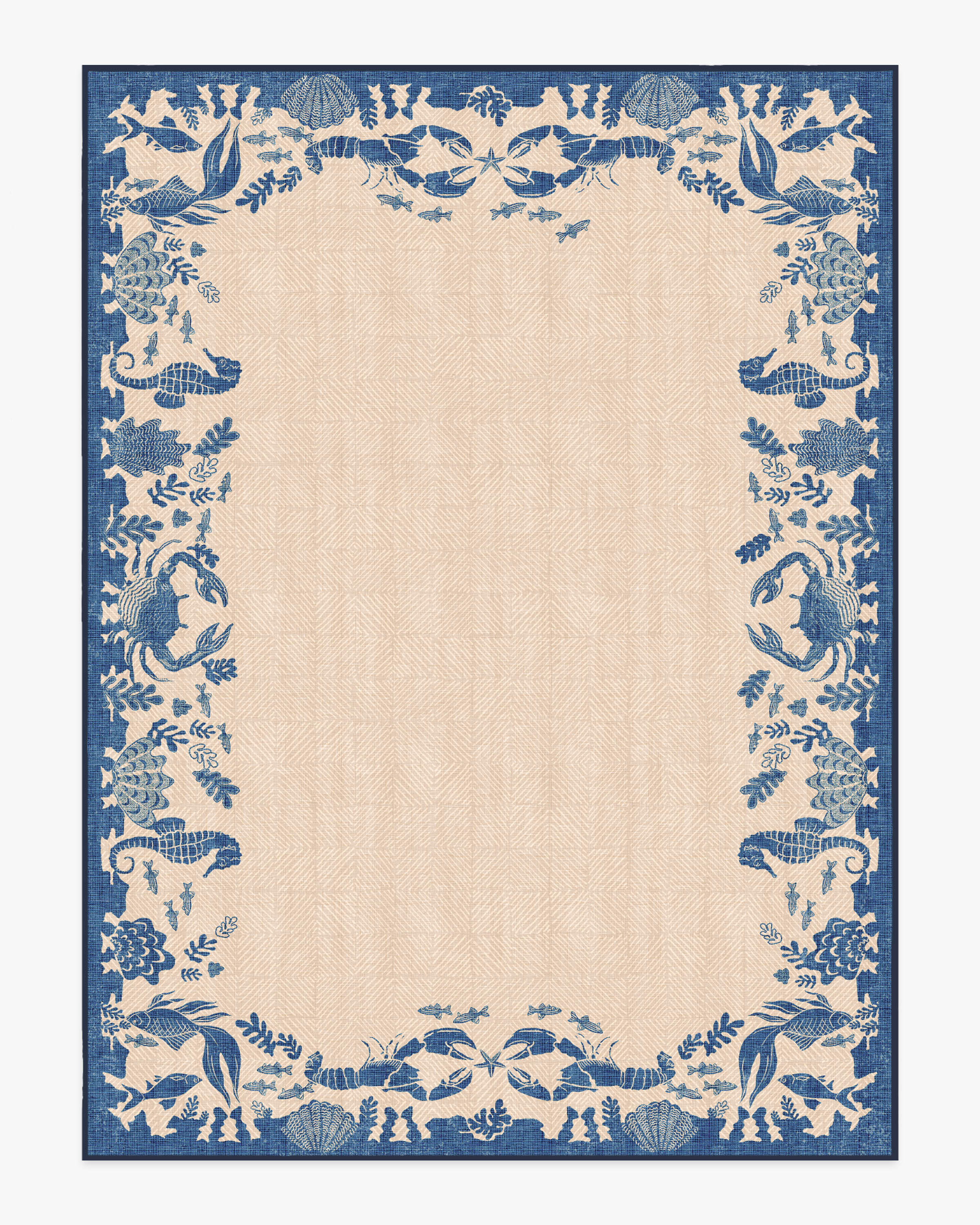 Ionia Sapphire & Natural Outdoor Rug