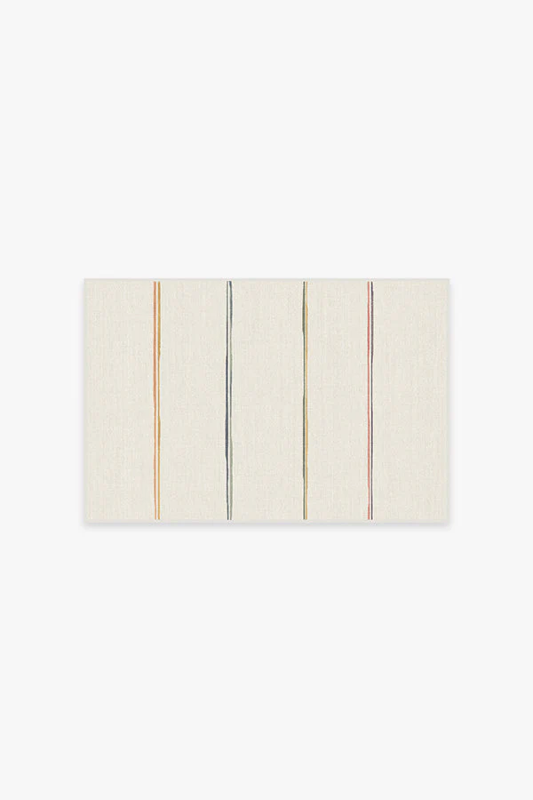 Stella Ivory Rainbow Rug by The Home Edit