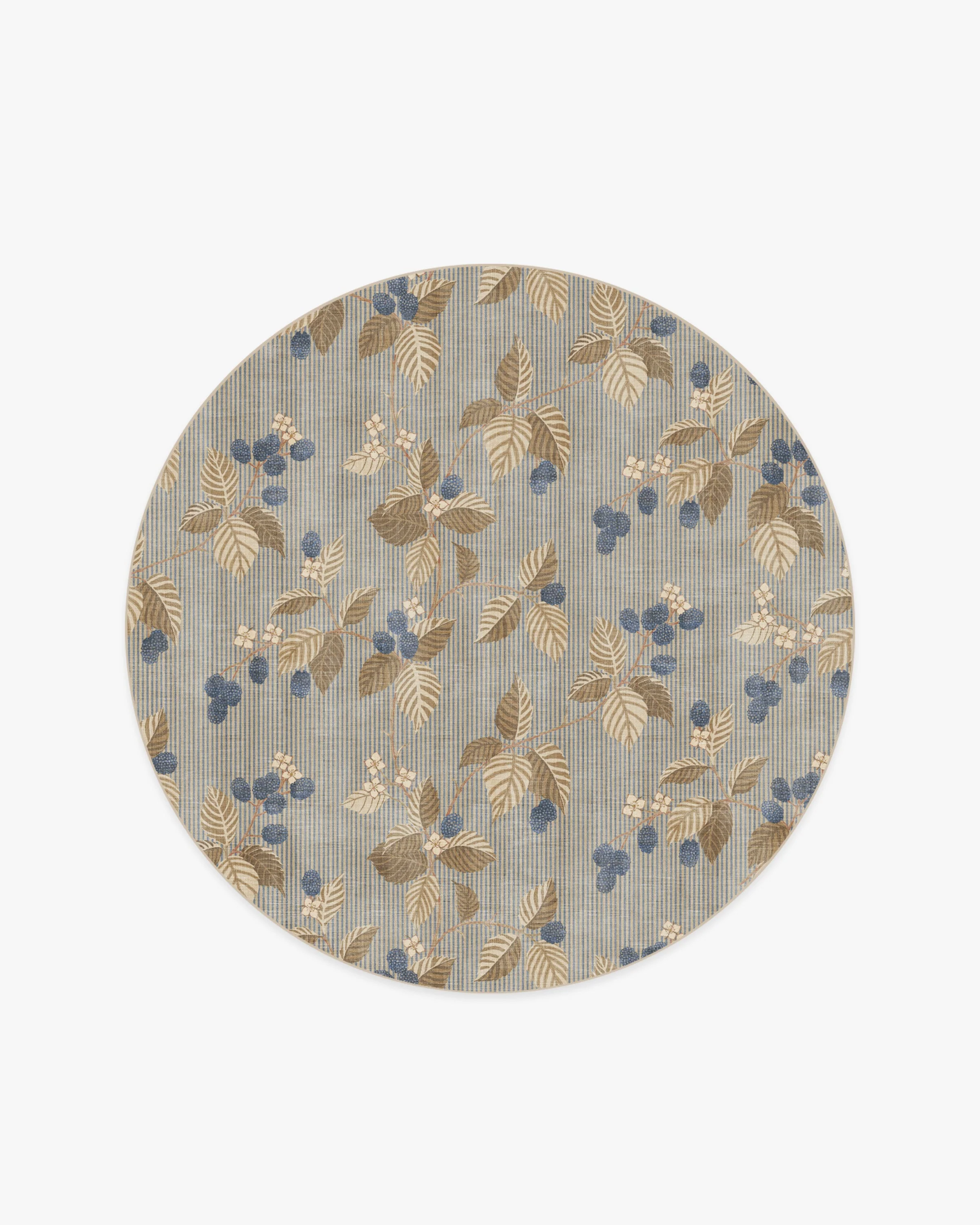 Rubus Azure & Fawn Rug by Sanderson