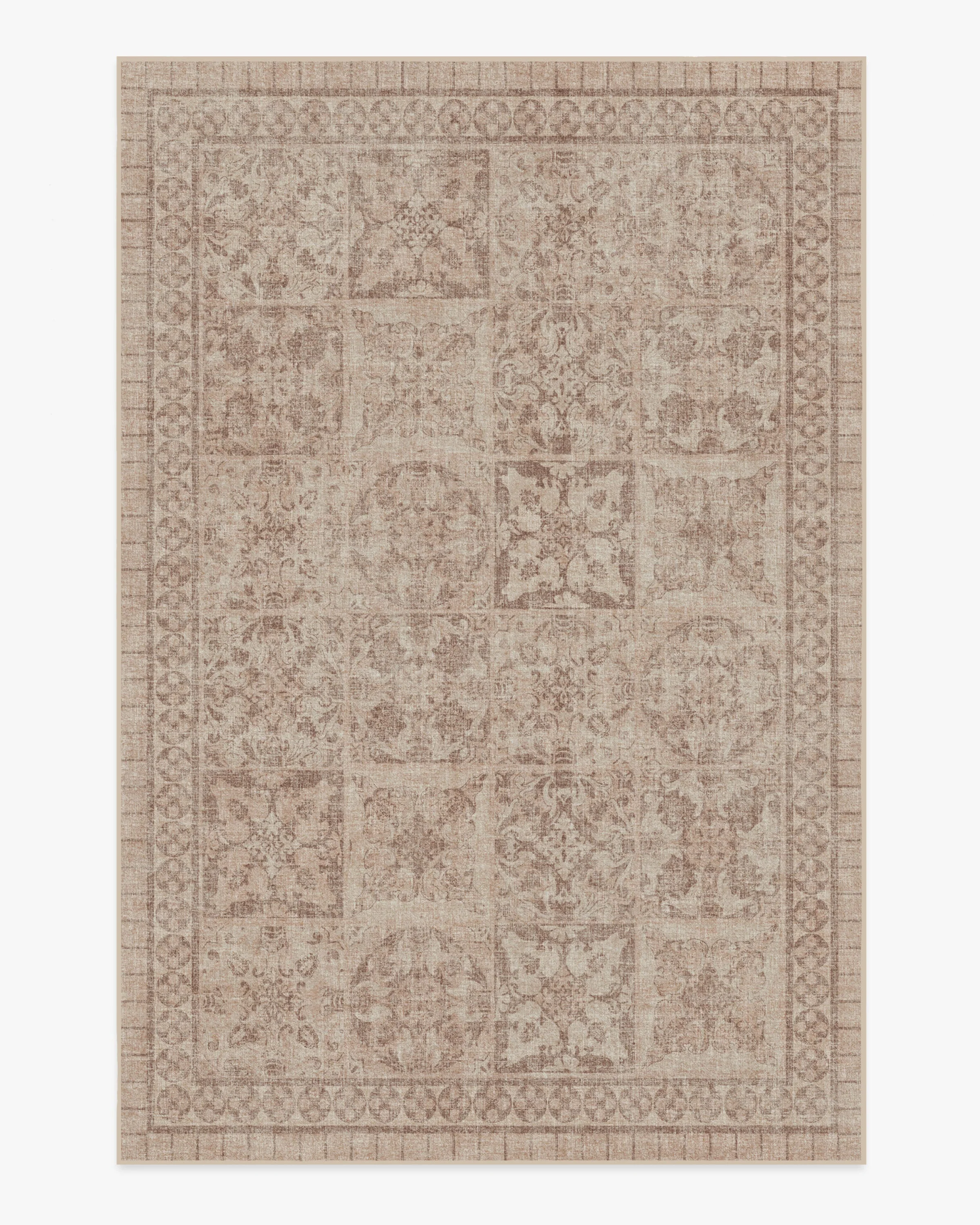 Astoria Rose Gold Flatwoven Rug by The Hiltons