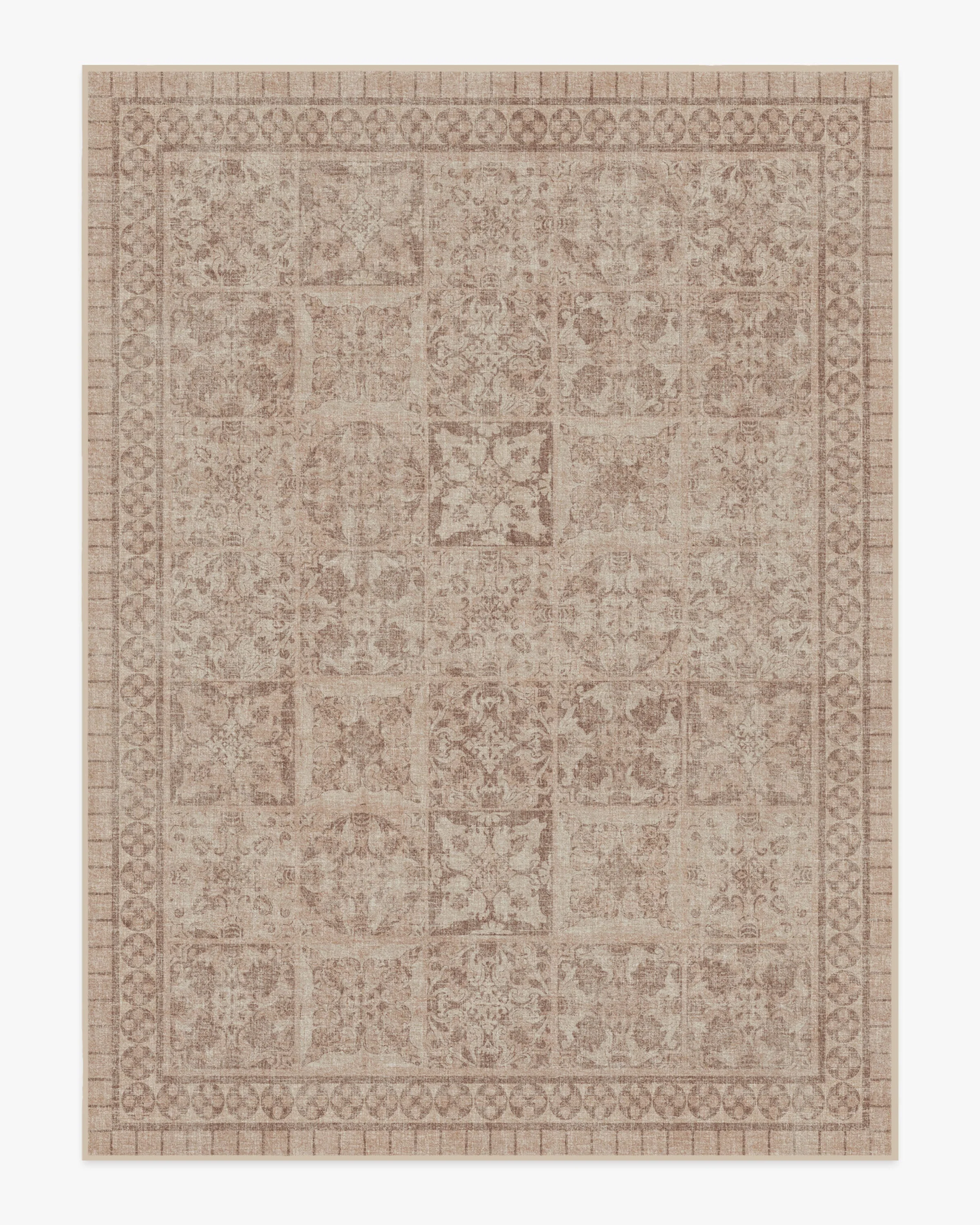 Astoria Rose Gold Flatwoven Rug by The Hiltons