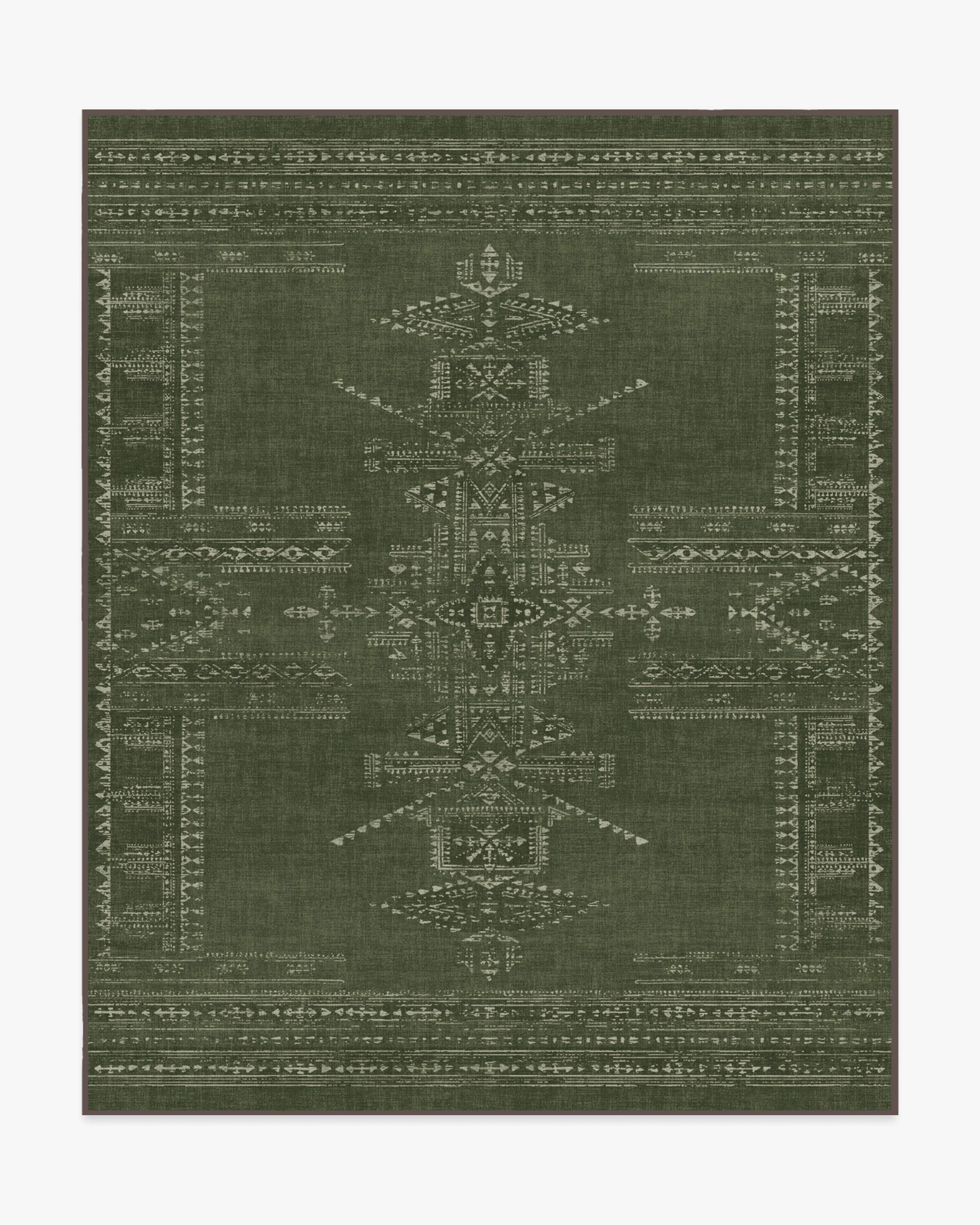 Amira Green Flatwoven Rug by Martyn Lawrence Bullard