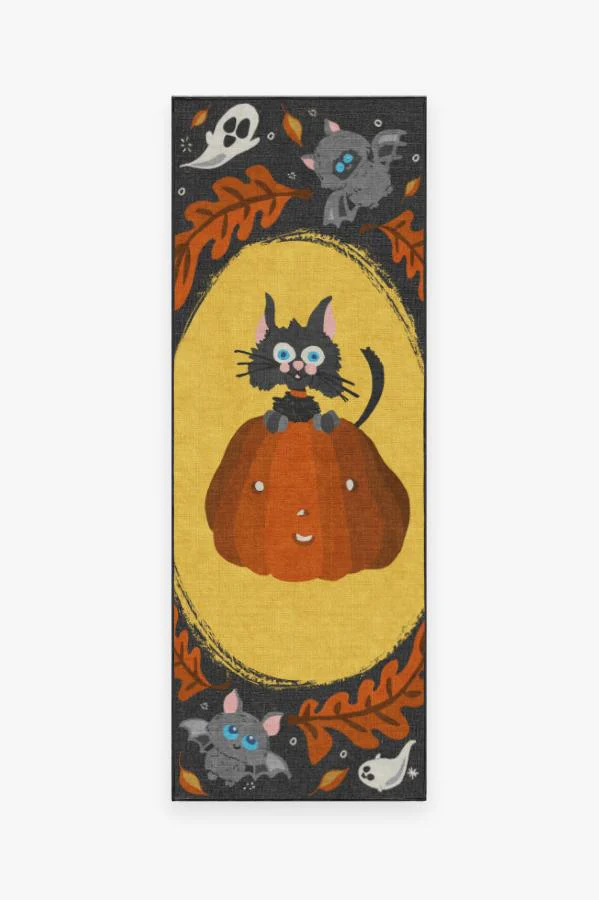 Scaredy Cat Flatwoven Rug