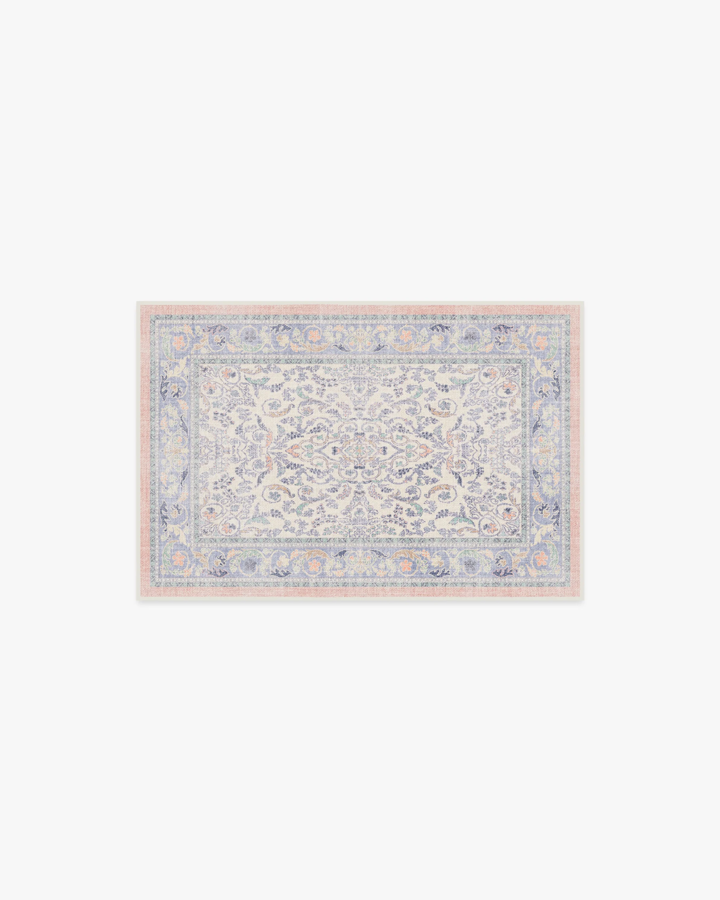 Fit For A Queen Soft Lavender Flatwoven Rug by Bridgerton