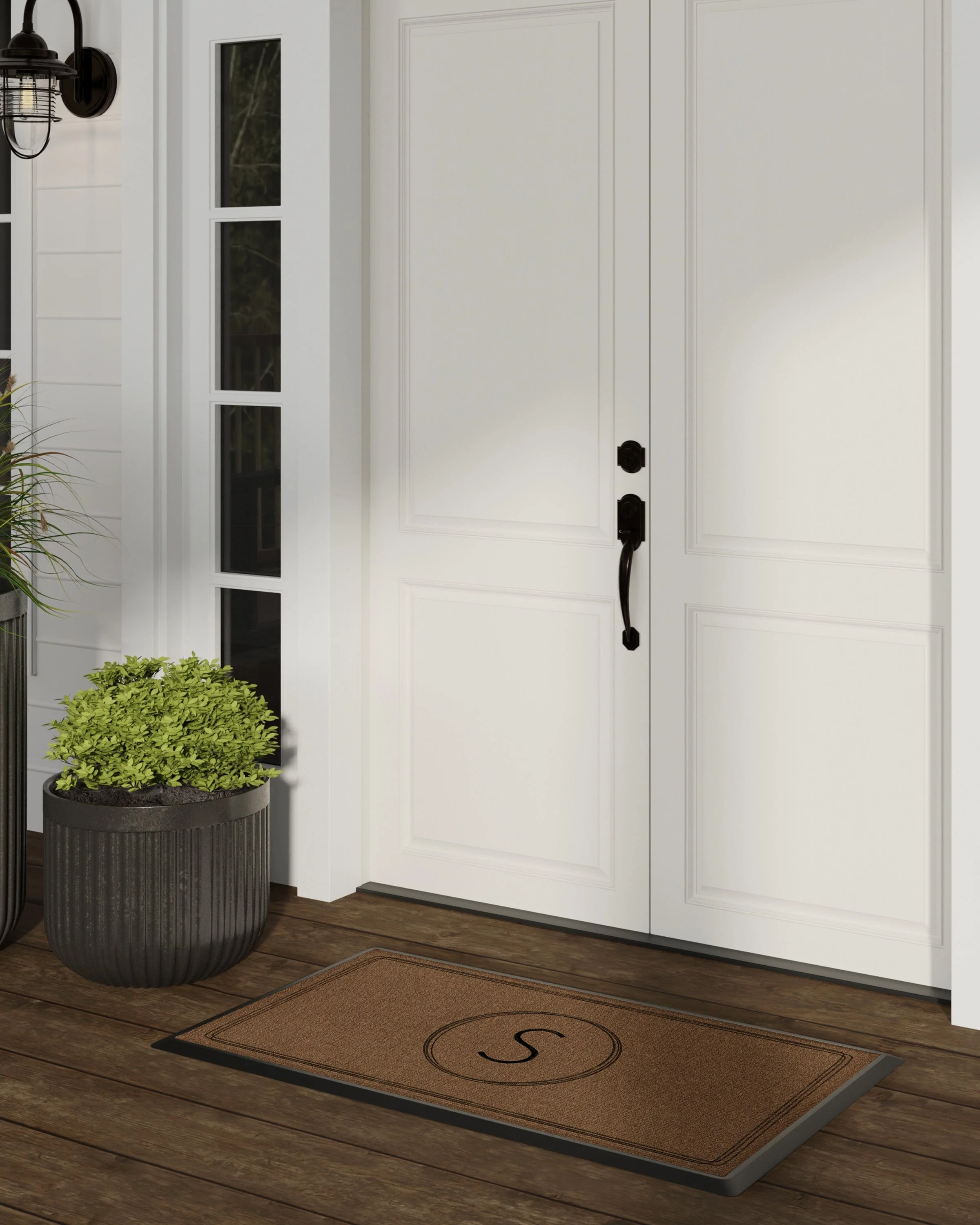 Infinity Monogram Large Doormat