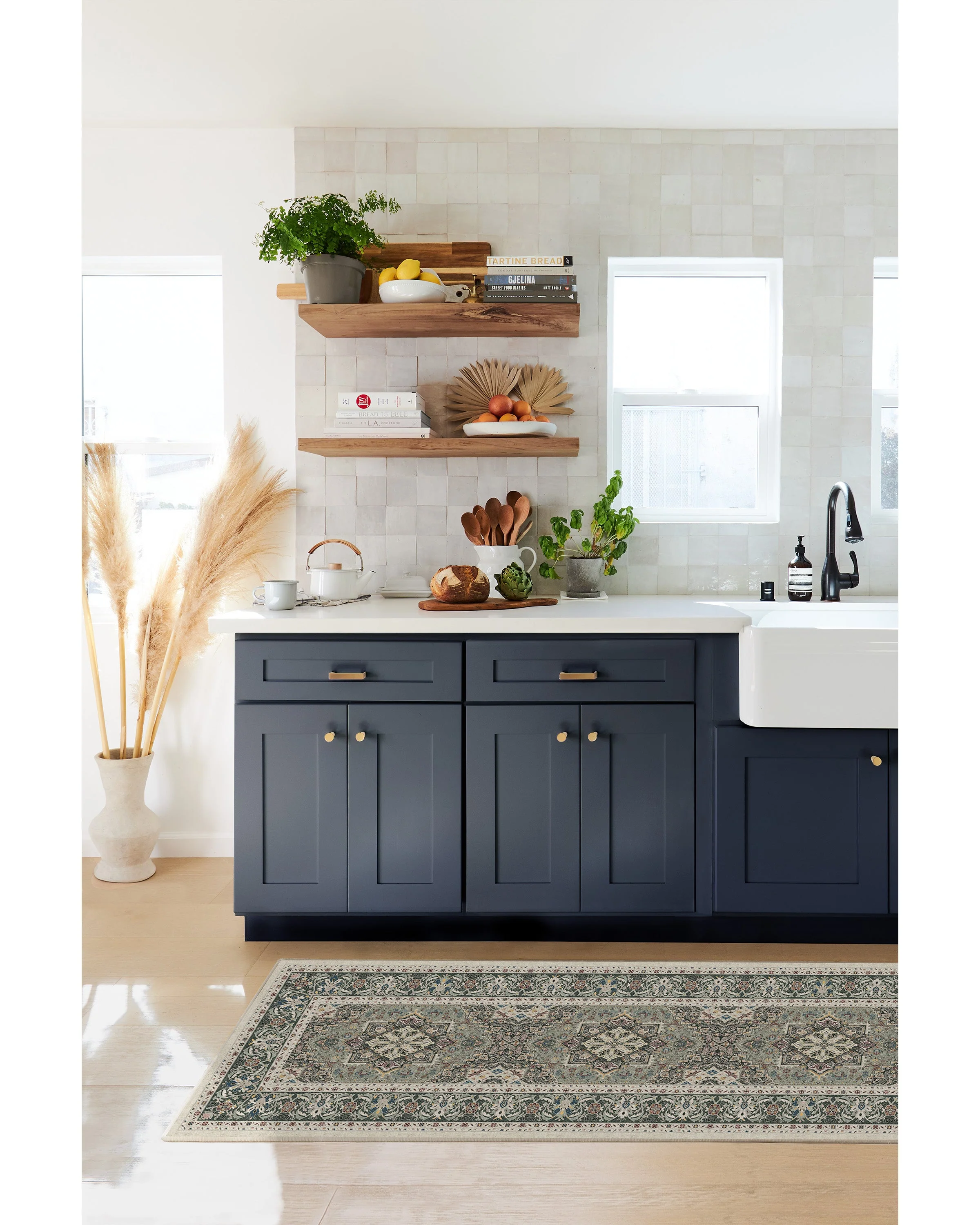 Hendesi Heriz Sage Rug