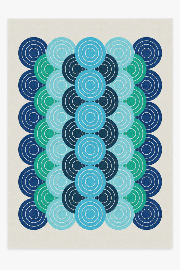 Biba Blue Green Rug by Jonathan Adler