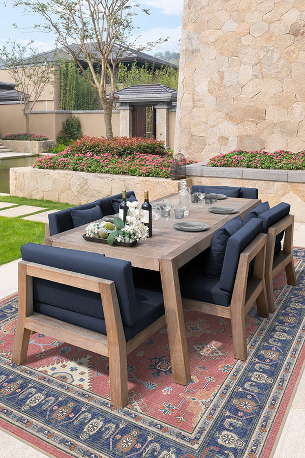 Ranier Cayenne Red Outdoor Rug