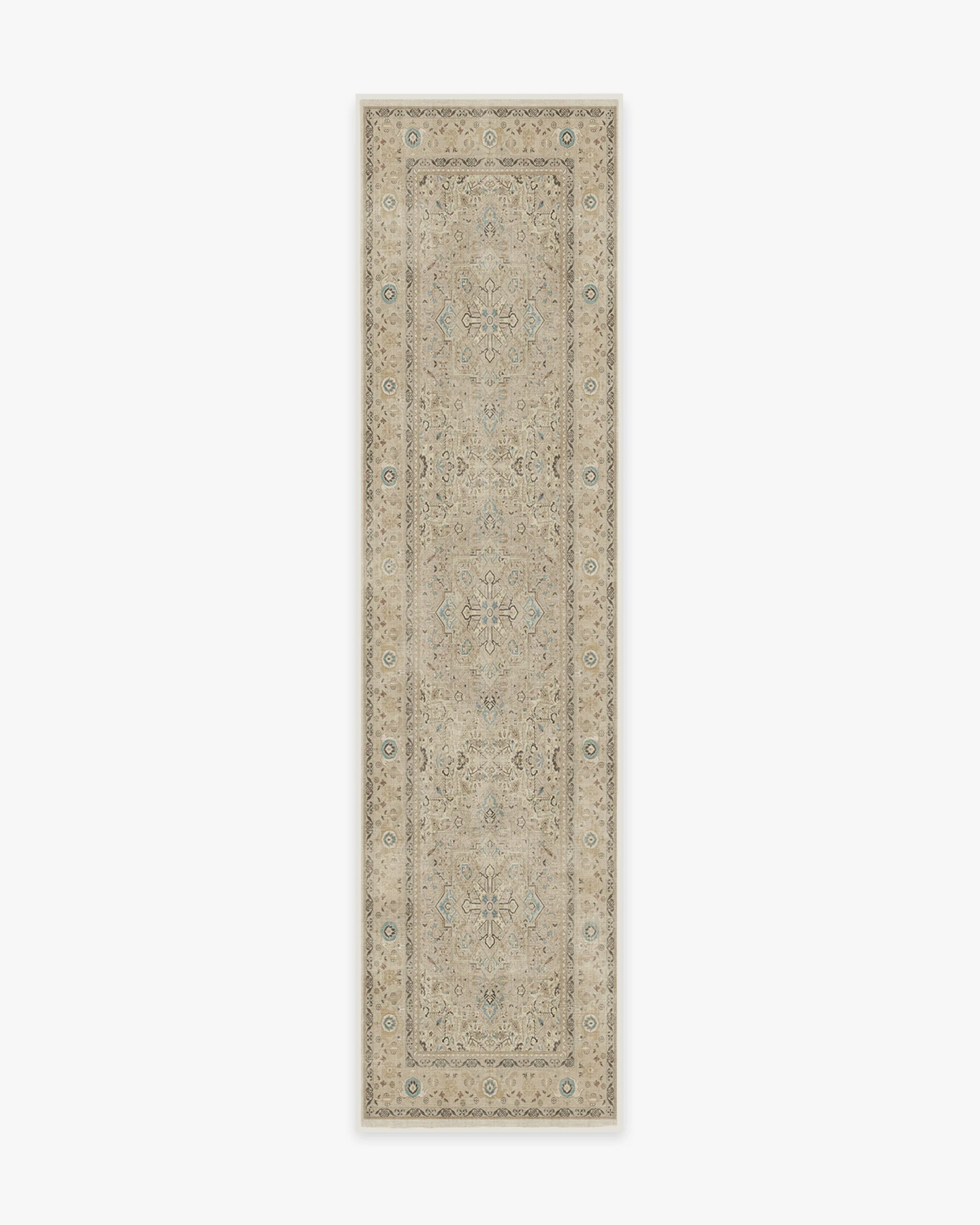 Kamran Ivory Opal Flatwoven Rug