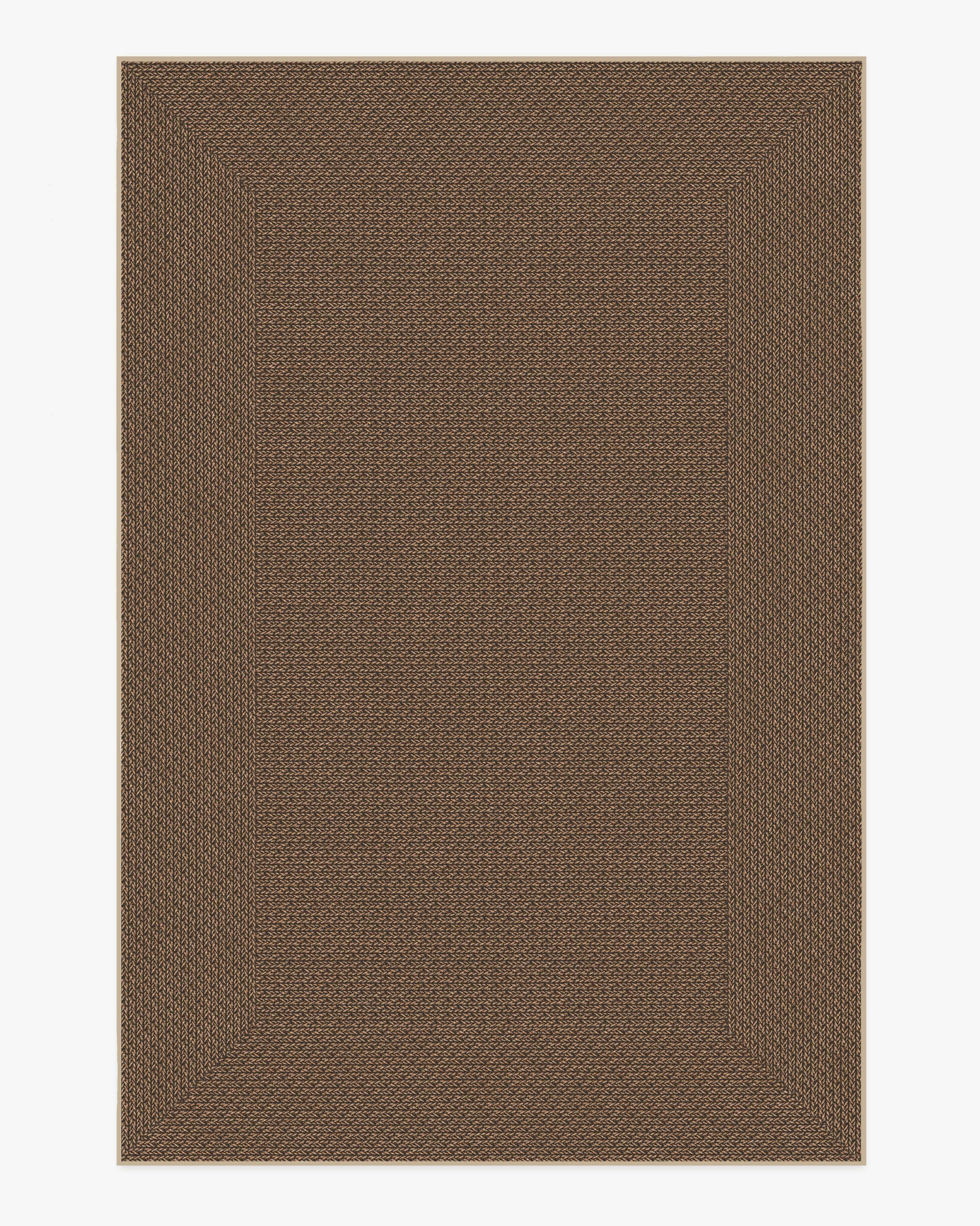 Border Braid Sand Re-Jute Rug