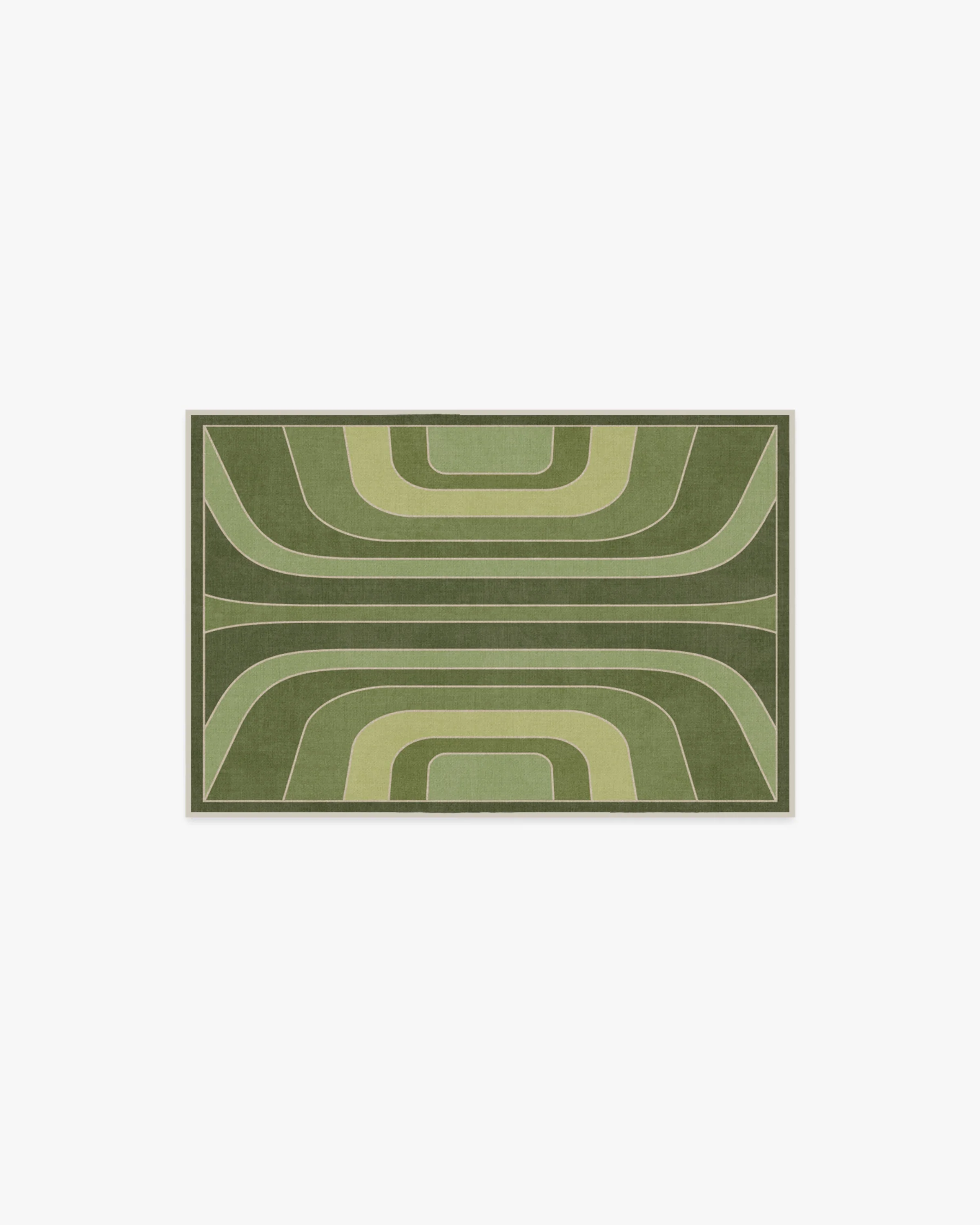 Paradox Green Flatwoven Rug by Jonathan Adler